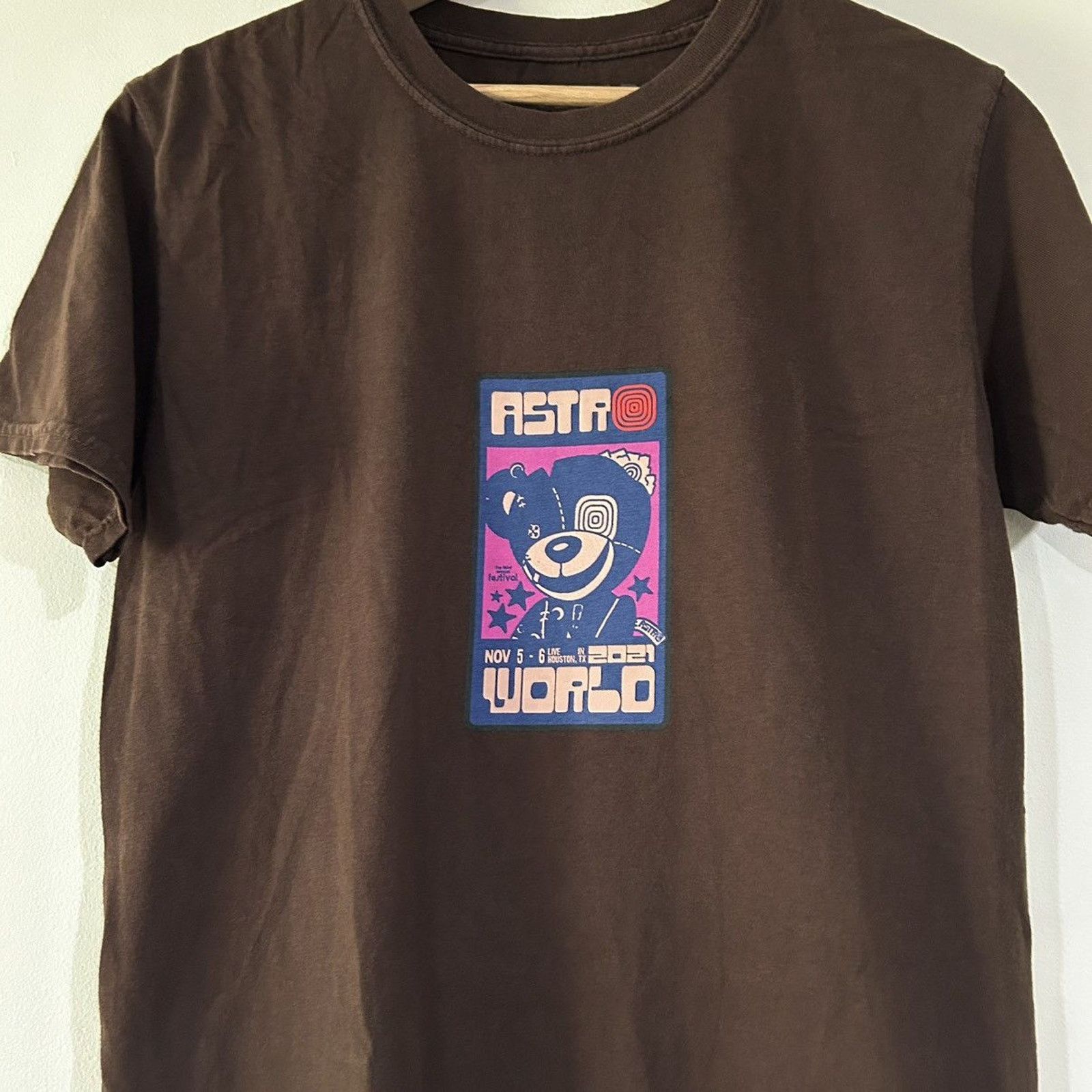 Travis Scott Travis Scott Astroworld Scare Bear Shirt Size US S / EU 44-46 / 1 - 2 Thumbnail