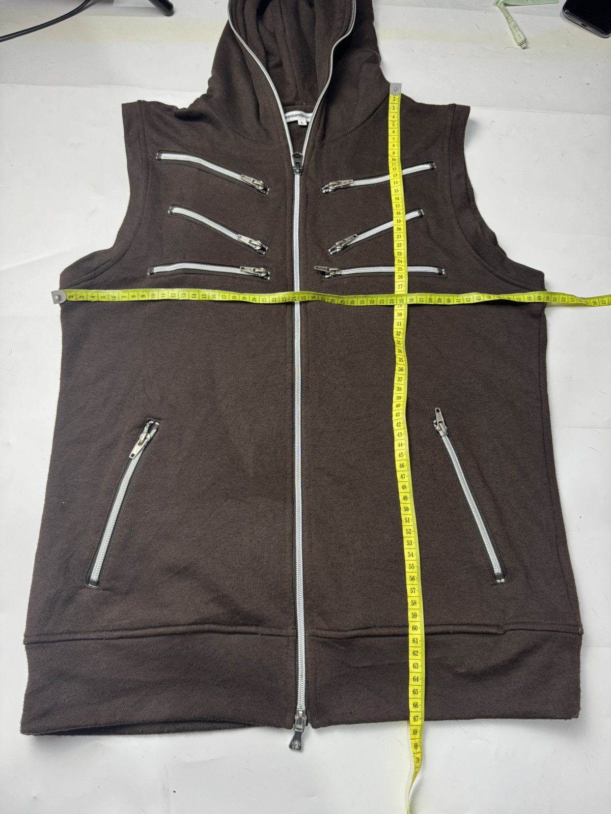 semanticdesign semanticdesign hoodie sleeveless multi zipper Size US M / EU 48-50 / 2 - 7 Thumbnail