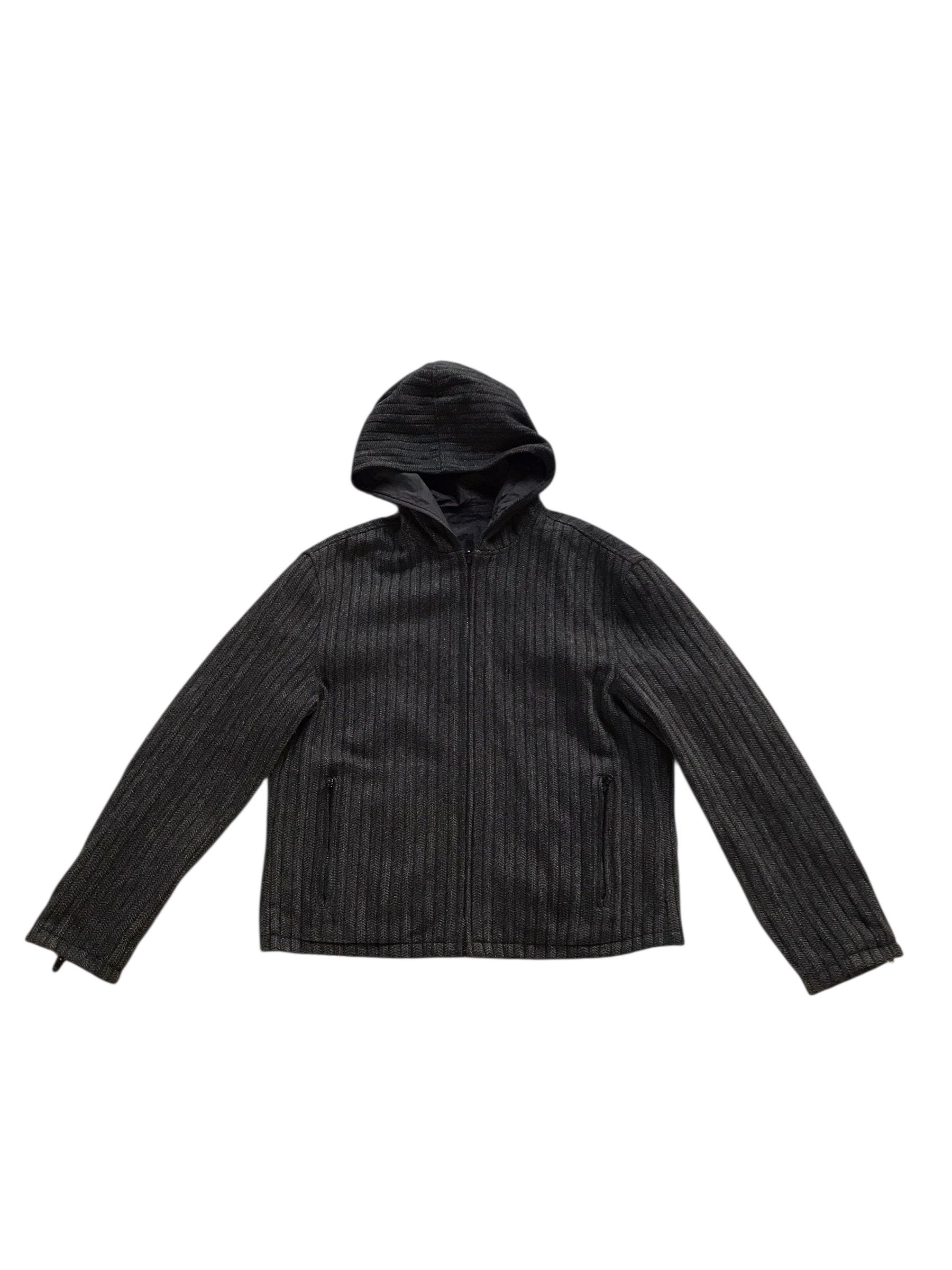 Armani Exchange Armani Exchange Wool Hoodie Jacket Size US S / EU 44-46 / 1 - 2 Thumbnail
