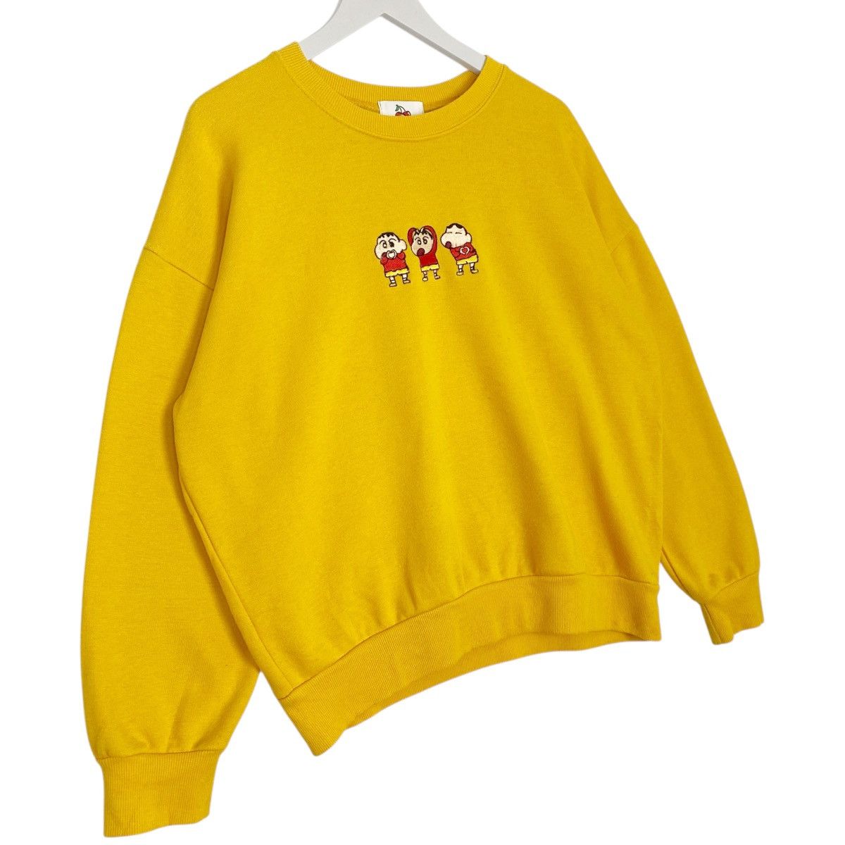 Vintage Vintage Crayon Scin Chan Sweatshirt Logo Yellow Size L Size US L / EU 52-54 / 3 - 3 Thumbnail