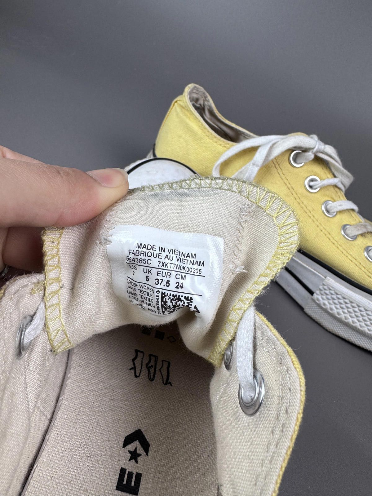 Converse Converse Chuck Taylor All Star Yellow Low Top Sneakers Size US 9 / EU 42 - 5 Thumbnail
