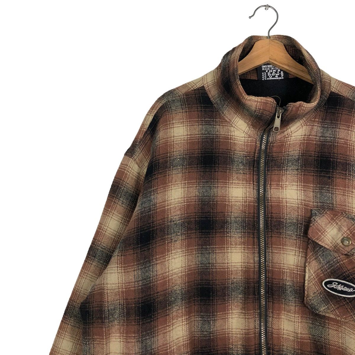 Hysteric Glamour 🔥CHECKED TARTAN DESIGN ANORAK JACKET SCOMTHESSA Size US L / EU 52-54 / 3 - 7 Thumbnail