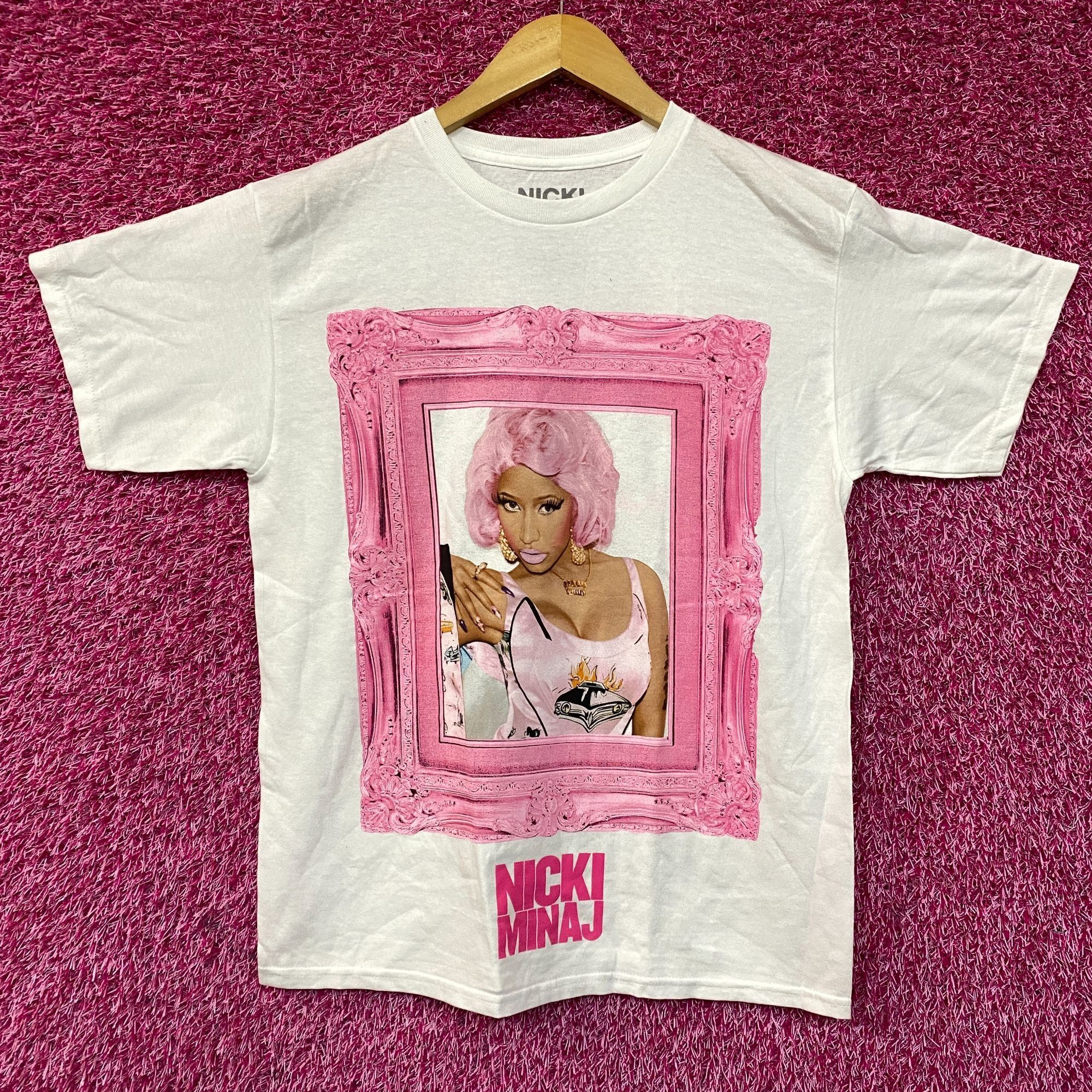Rap Tees Nicki Minaj Pink Portrait Pink Friday: Roman Reloaded Album Size US S / EU 44-46 / 1 - 1 Thumbnail