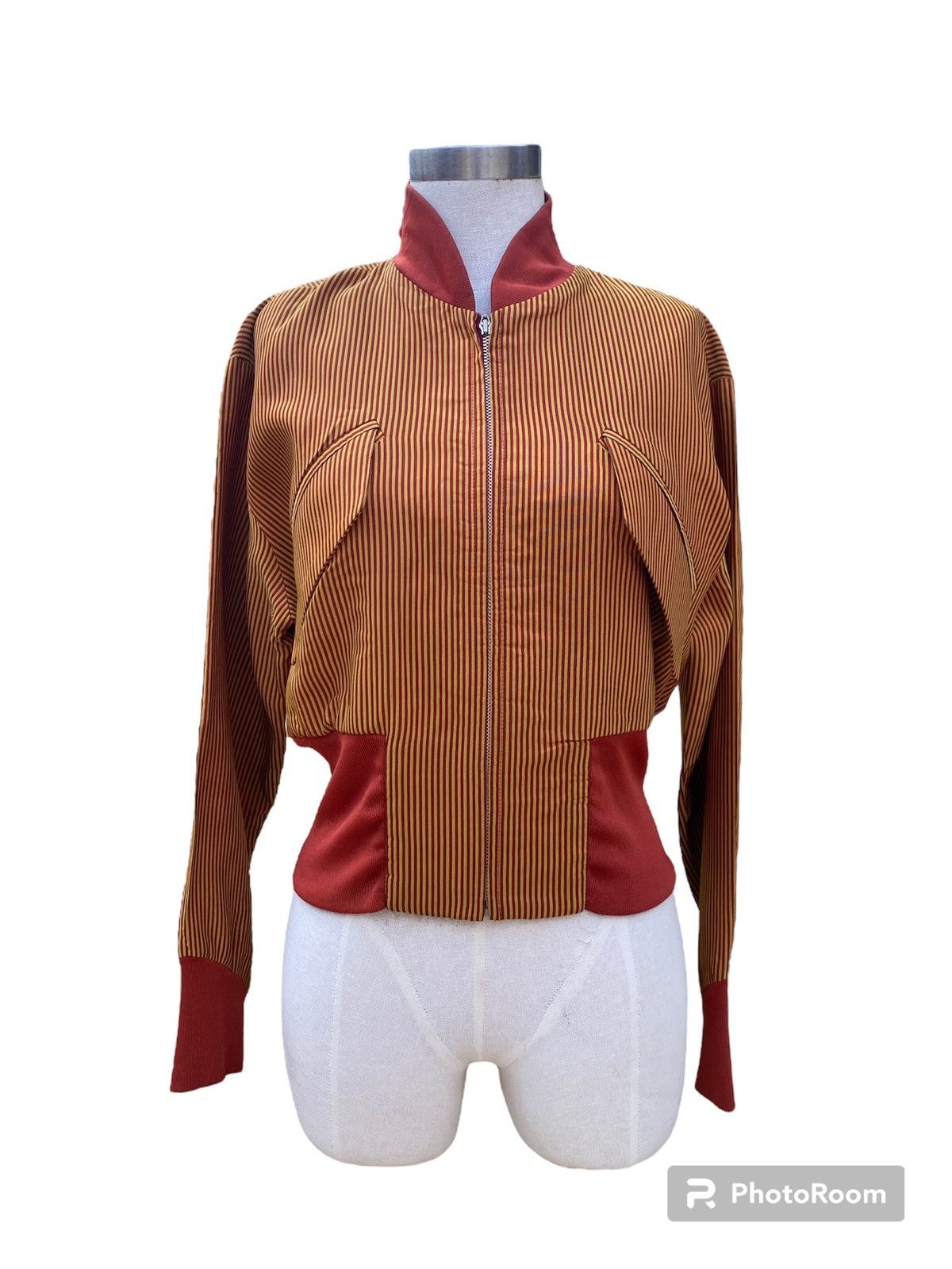Katharine Hamnett London vintage striped jacket Size M / US 6-8 / IT 42-44 - 1 Thumbnail