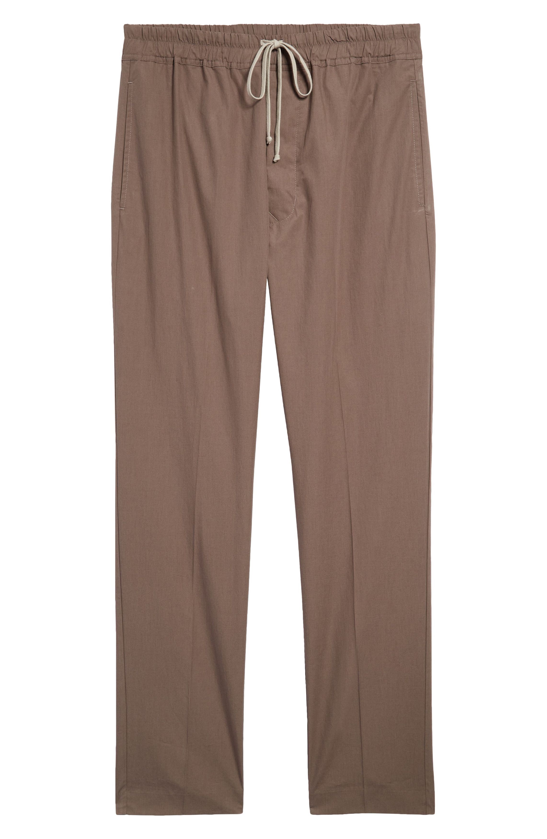 Image of Rick Owens Drawstring Cropped Pants in Dust, Men's (Size 36)