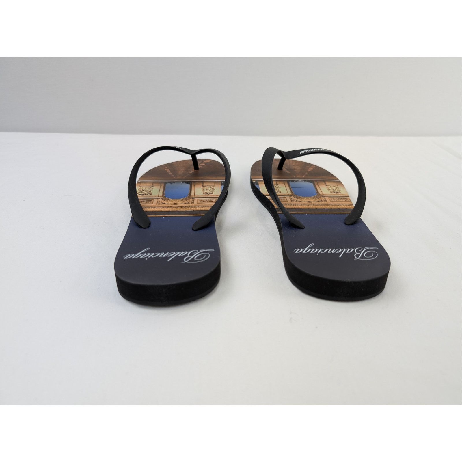 Balenciaga o1rshd1 Souvenir Thong TPU Monument Print Slipper in Arc Size US 9 / EU 42 - 8 Thumbnail