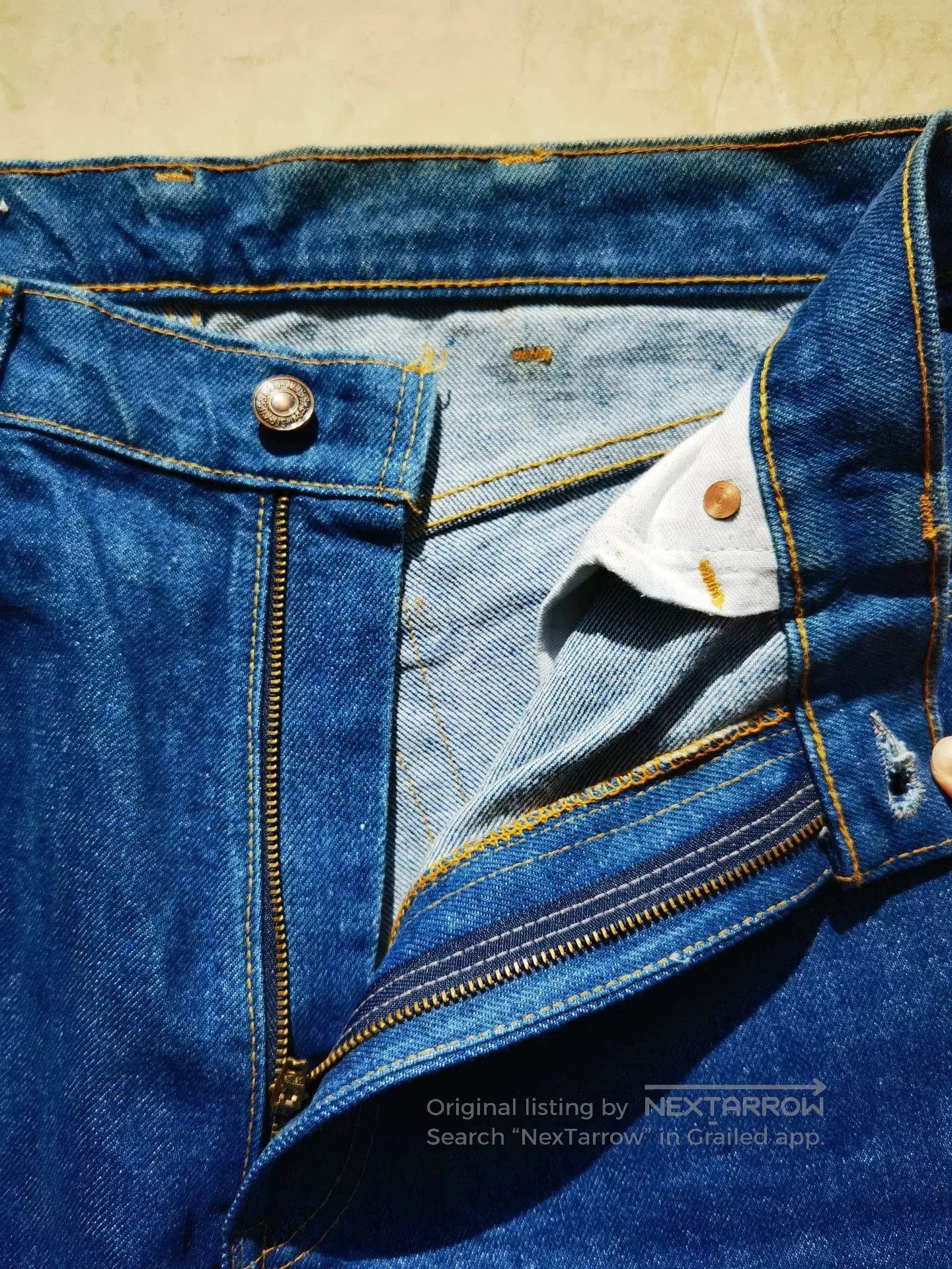 Levi's Vintage Levi's 515 Bootcut Western Blue. Size 33" - 8 Thumbnail