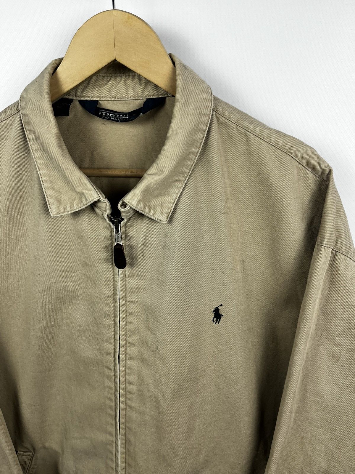 Polo Ralph Lauren VINTAGE Polo Ralph Lauren Full Zip Bomber Jacket Size US XL / EU 56 / 4 - 2 Thumbnail