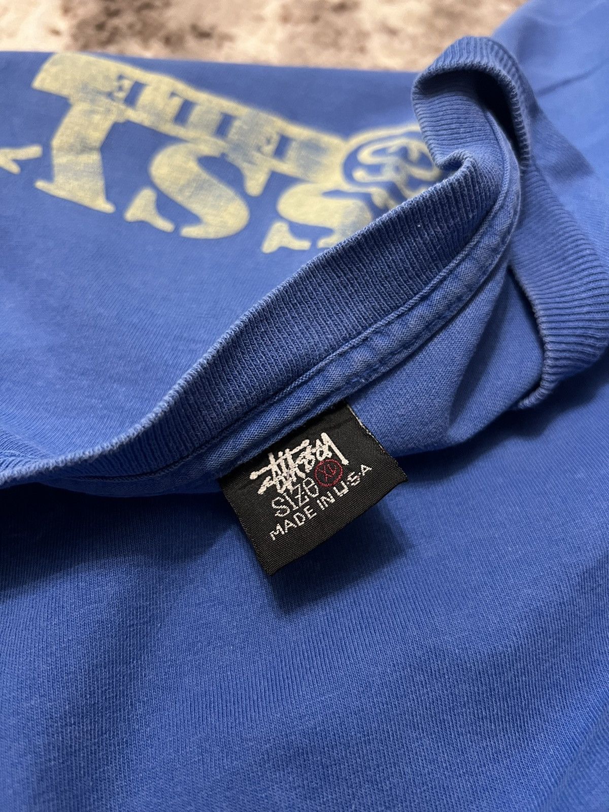 Stussy × Vintage Vintage 90s Stussy Bank File Rare T-shirt Size US L / EU 52-54 / 3 - 11 Thumbnail