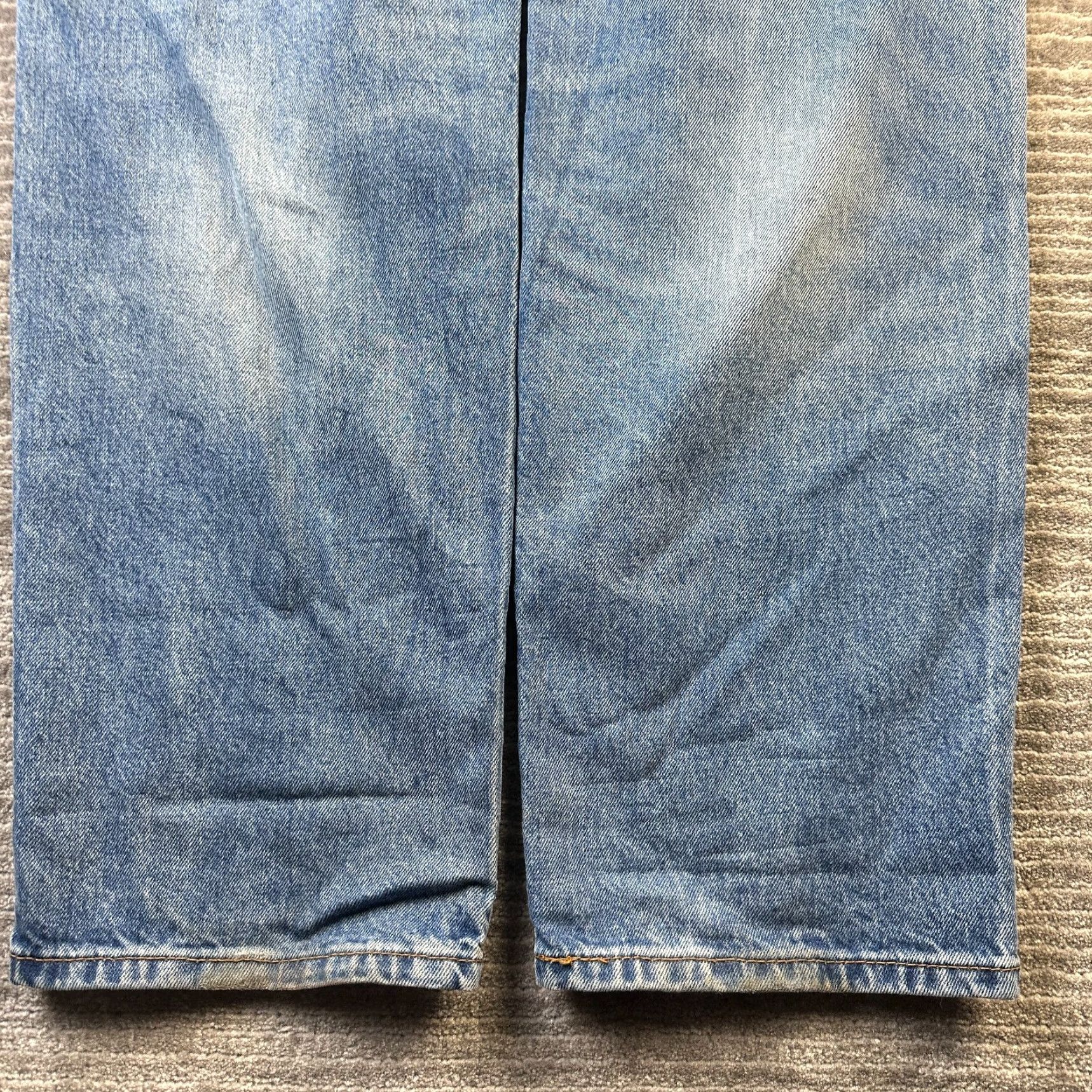 Levi's VINTAGE Levi's Jeans Mens 33x32 Stay Loose Blue Denim Faded Relaxed Baggy Jeans Mens 90s Cowboy Size US 33 - 6 Thumbnail