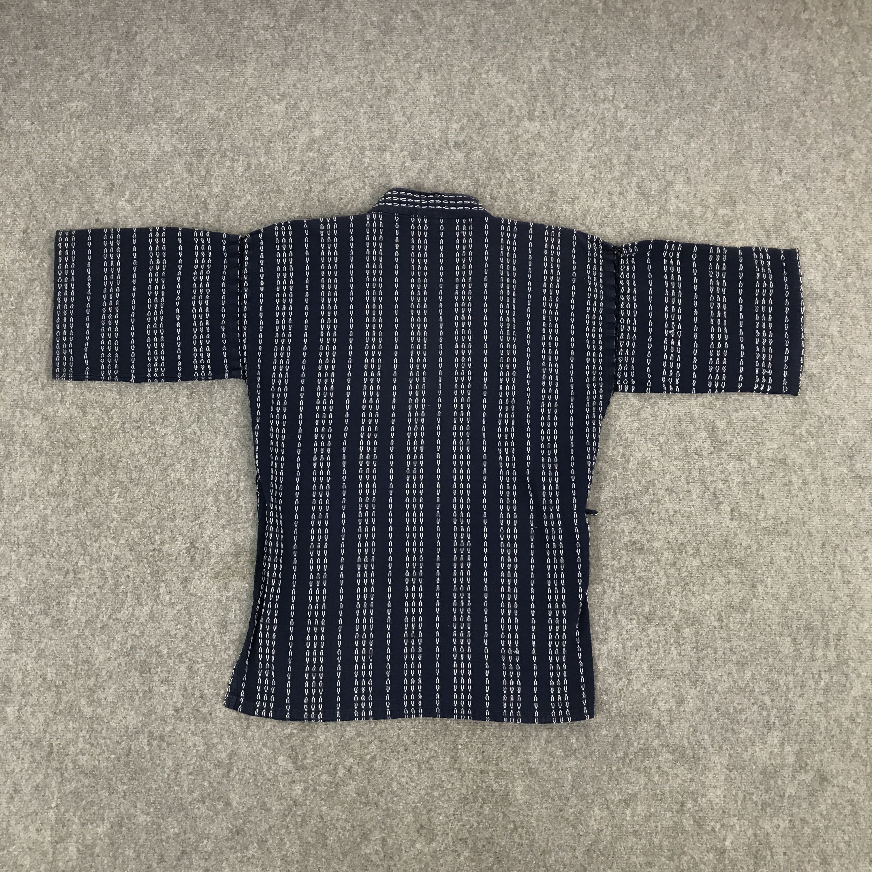 Japanese Brand STRIPED DESIGN JAPANESE KIMONO JACKET Size US L / EU 52-54 / 3 - 2 Thumbnail
