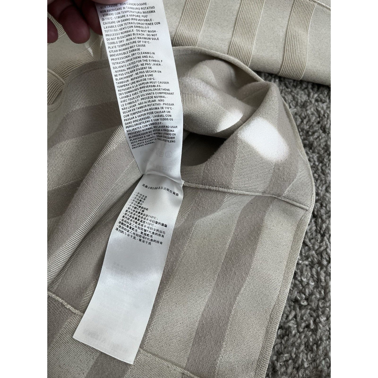 Giorgio Armani Giorgio Armani Jacket W IT 50 Beige Made In Italy Designer Size L / US 10 / IT 46 - 11 Thumbnail