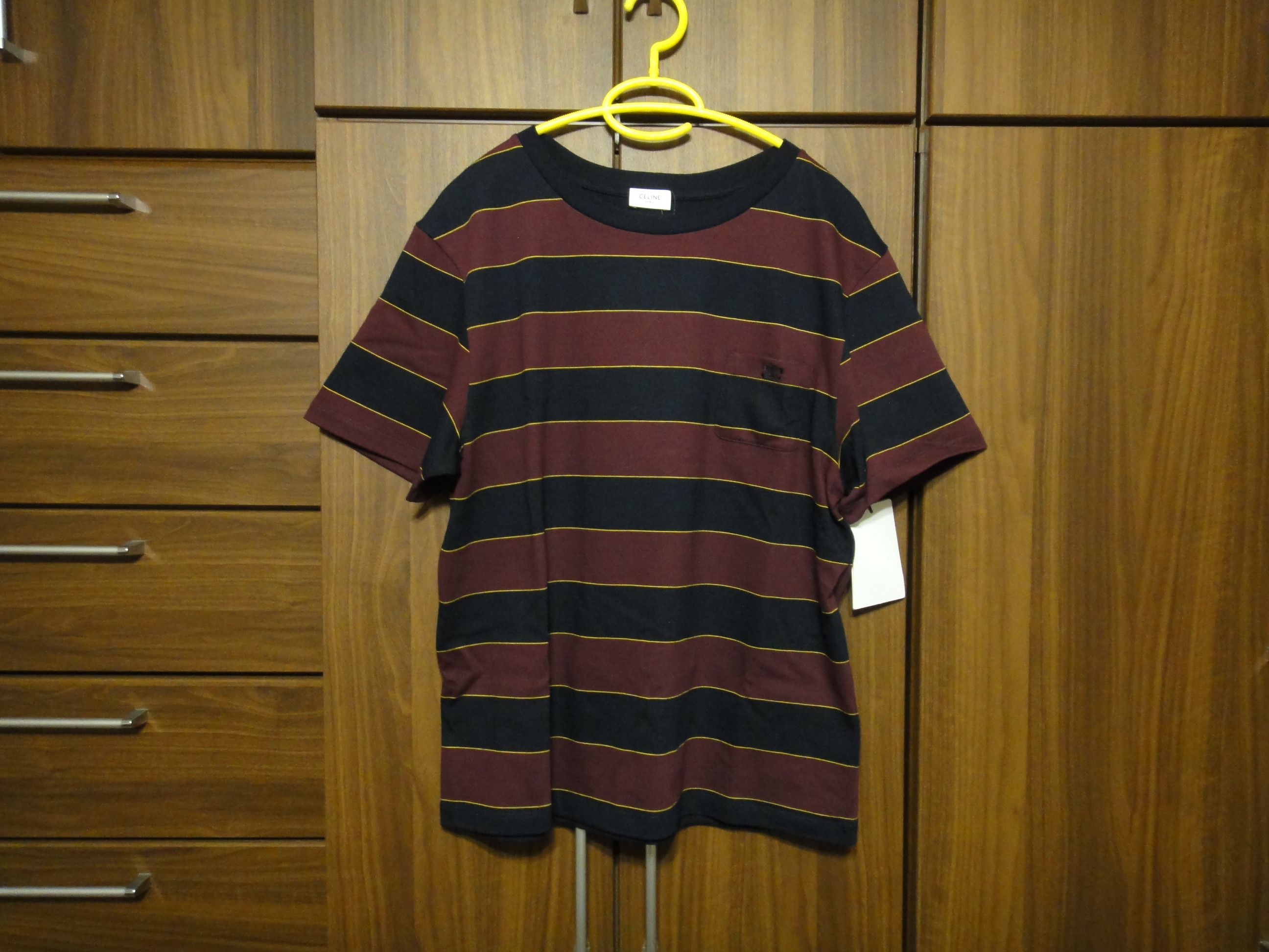 Celine Celine new border stripe T-shirt Unisex Size US L / EU 52-54 / 3 - 1 Thumbnail