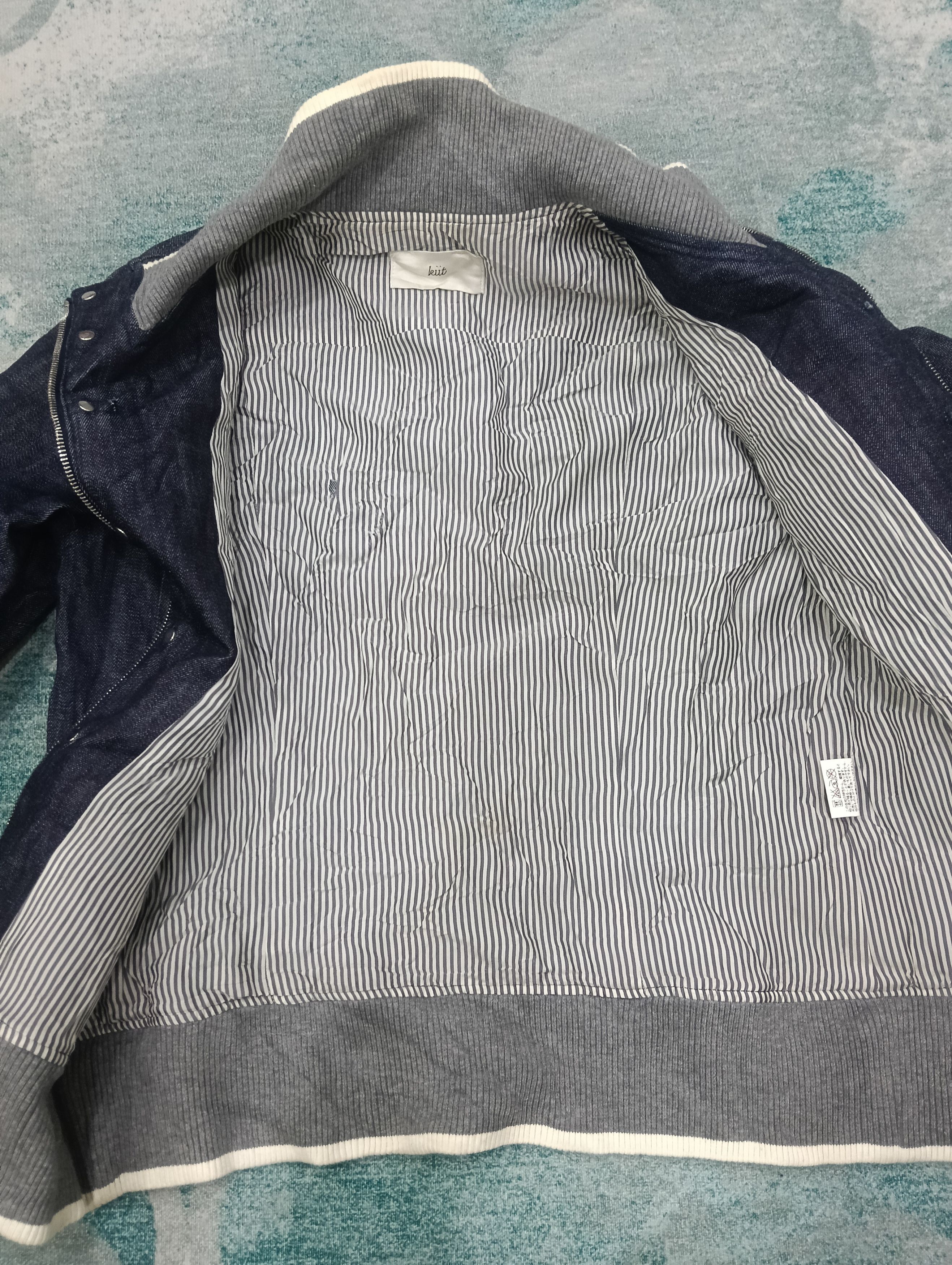Japanese Brand Kiit Japan Denim Jacket Riri Zipper Size XS / US 0-2 / IT 36-38 - 5 Thumbnail