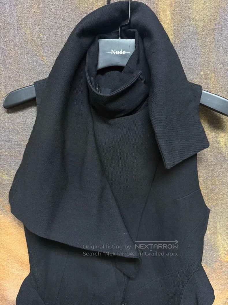 Ann Demeulemeester Ann Demeulemeester Deconstructed Multi-Layered Wool Vest Size XXS / US 00 / IT 34 - 3 Thumbnail