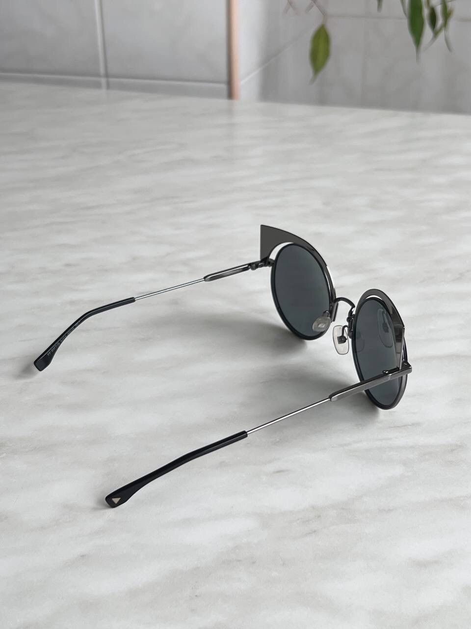 Fendi Fendi FF0177/S Cat Eye Gray Metal Frame sunglasses eyewear Size ONE SIZE - 13 Thumbnail