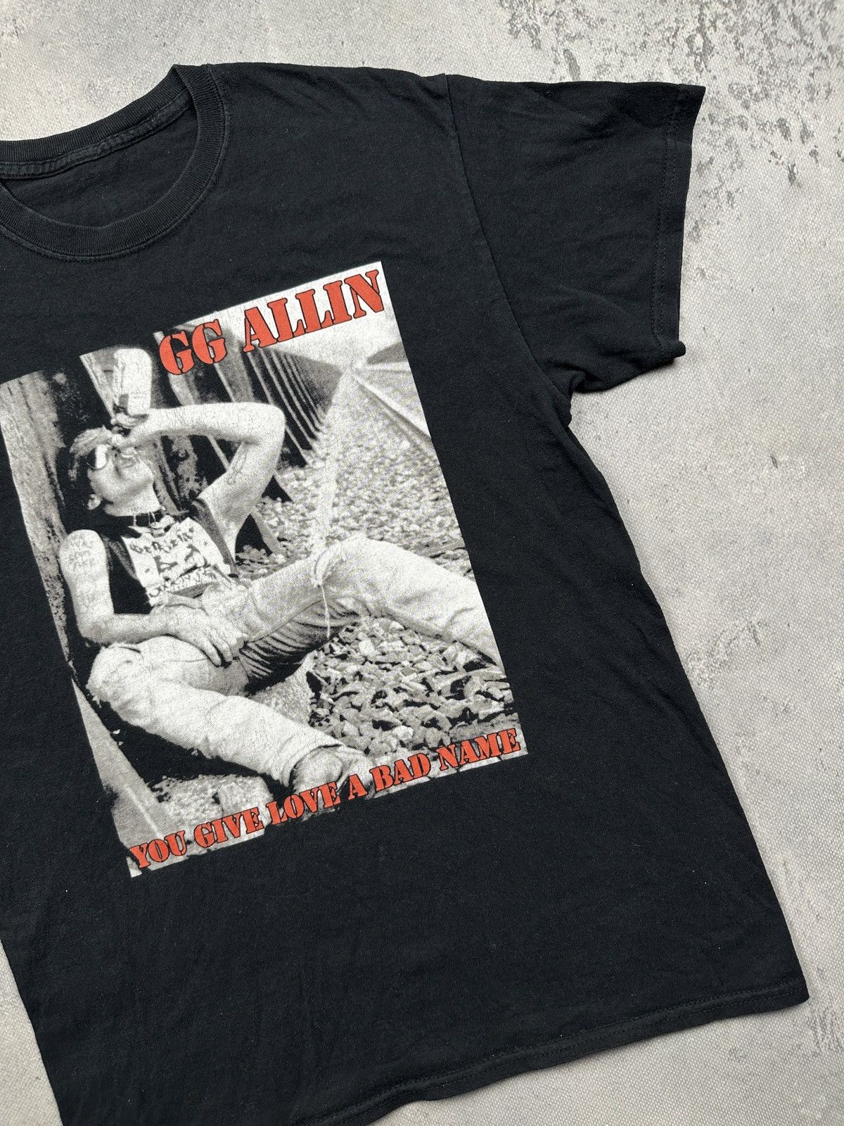 Band Tees Vintage GG Allin Punk Rock Single Stitch Band tee Rare 90s Size US S / EU 44-46 / 1 - 4 Thumbnail
