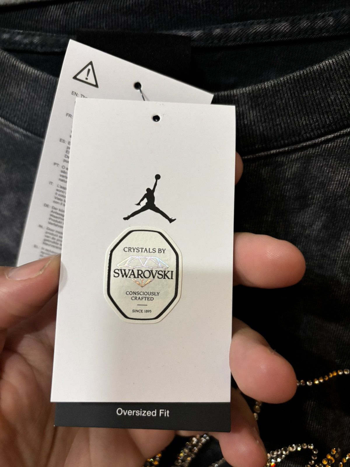 Jordan Brand Jordan Swarovski Tee Size US M / EU 48-50 / 2 - 4 Thumbnail