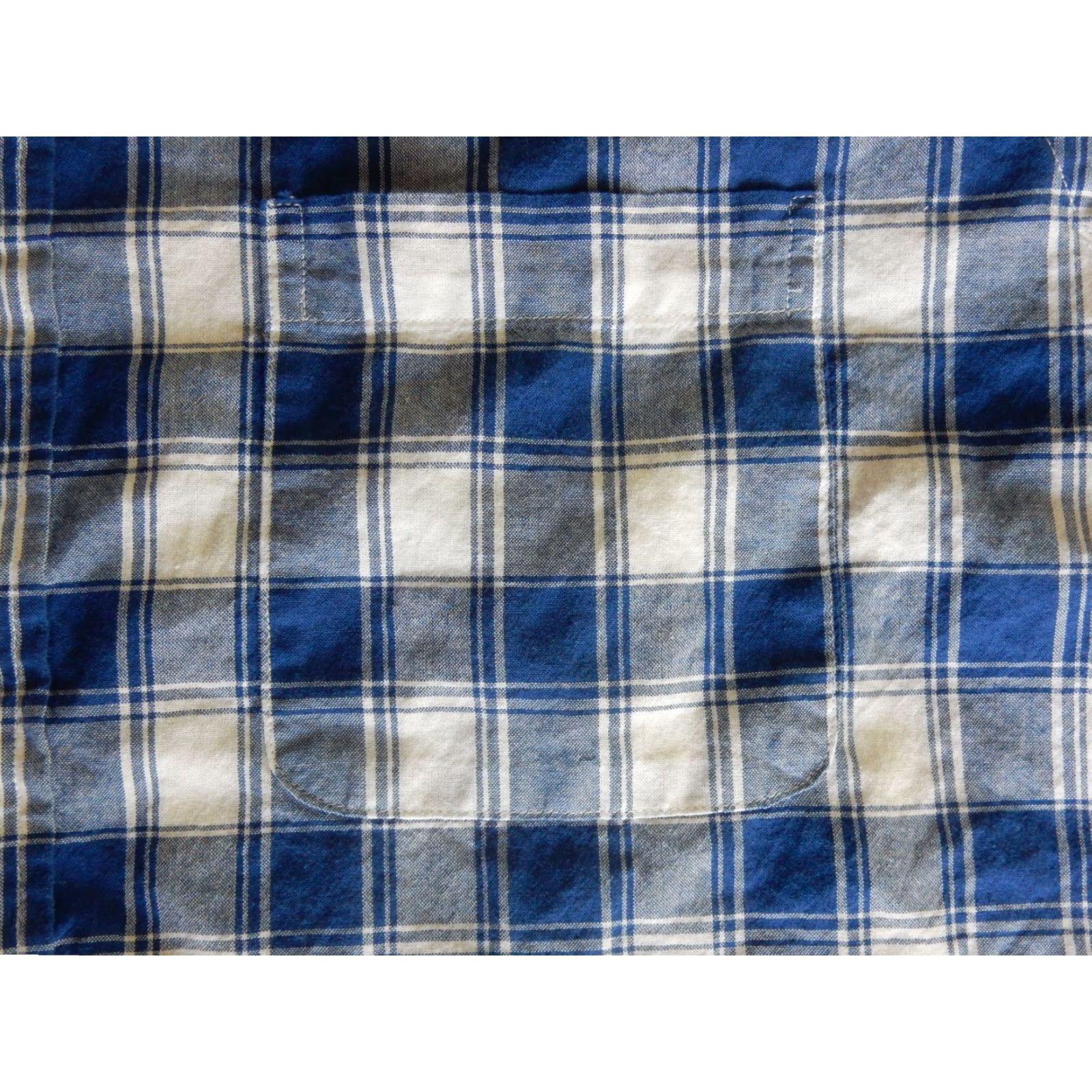 Brooks Brothers BROOKS BROTHERS Plaid Button-Up Shirt Men's Short Sleeve Size M Blue Size US M / EU 48-50 / 2 - 3 Thumbnail
