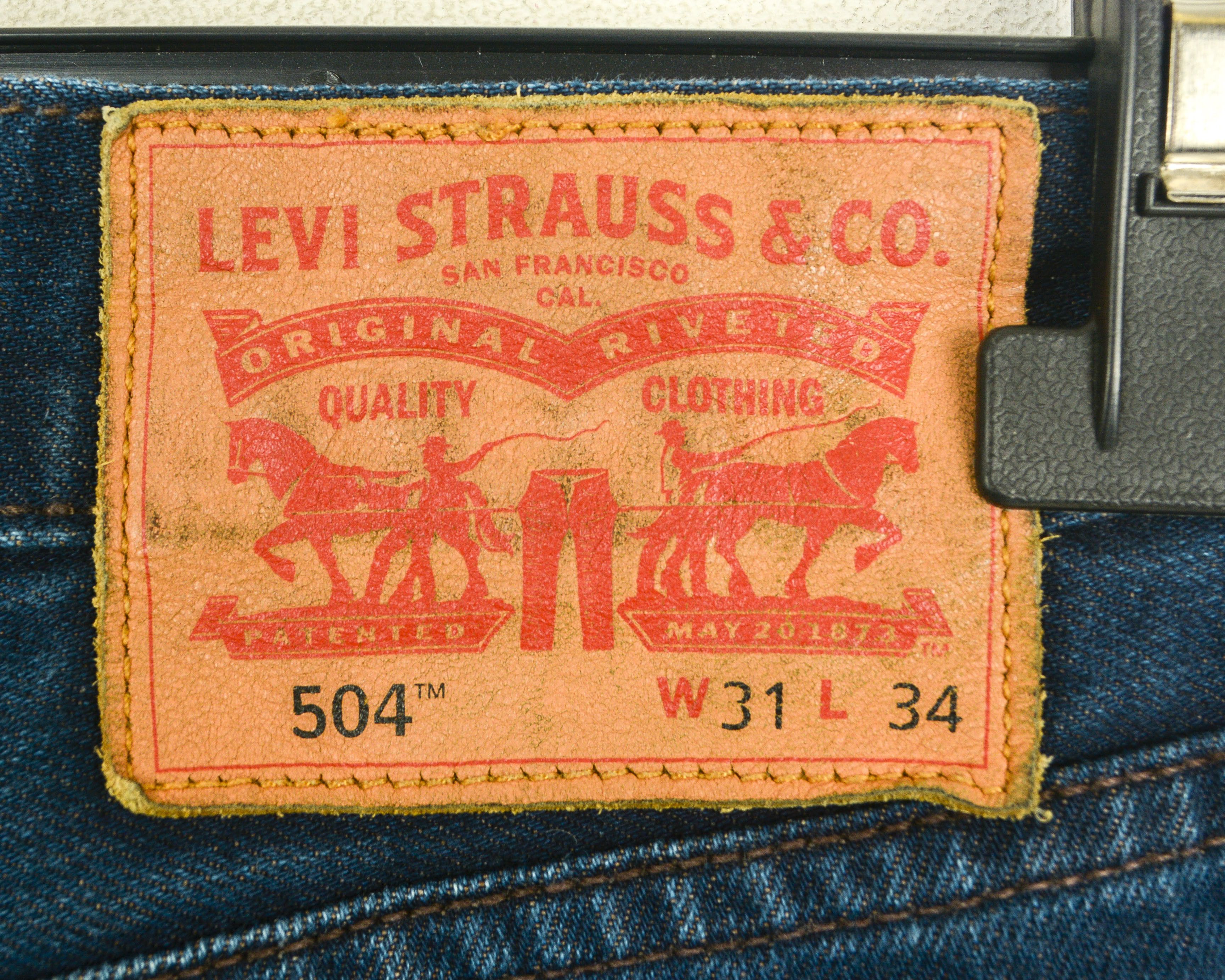 Levi's LEVIS STRAUSS 504 W31 L34 Jeans Denim Pants Straight Regular Size US 31 - 4 Thumbnail