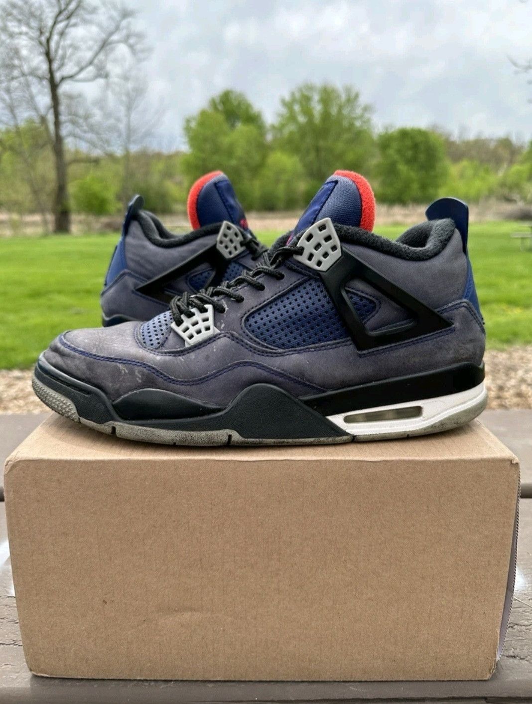 Jordan Brand Nike Air Jordan Retro 4 Winter Loyal Blue Size 10.5 Men Size US 10.5 / EU 43-44 - 1 Thumbnail