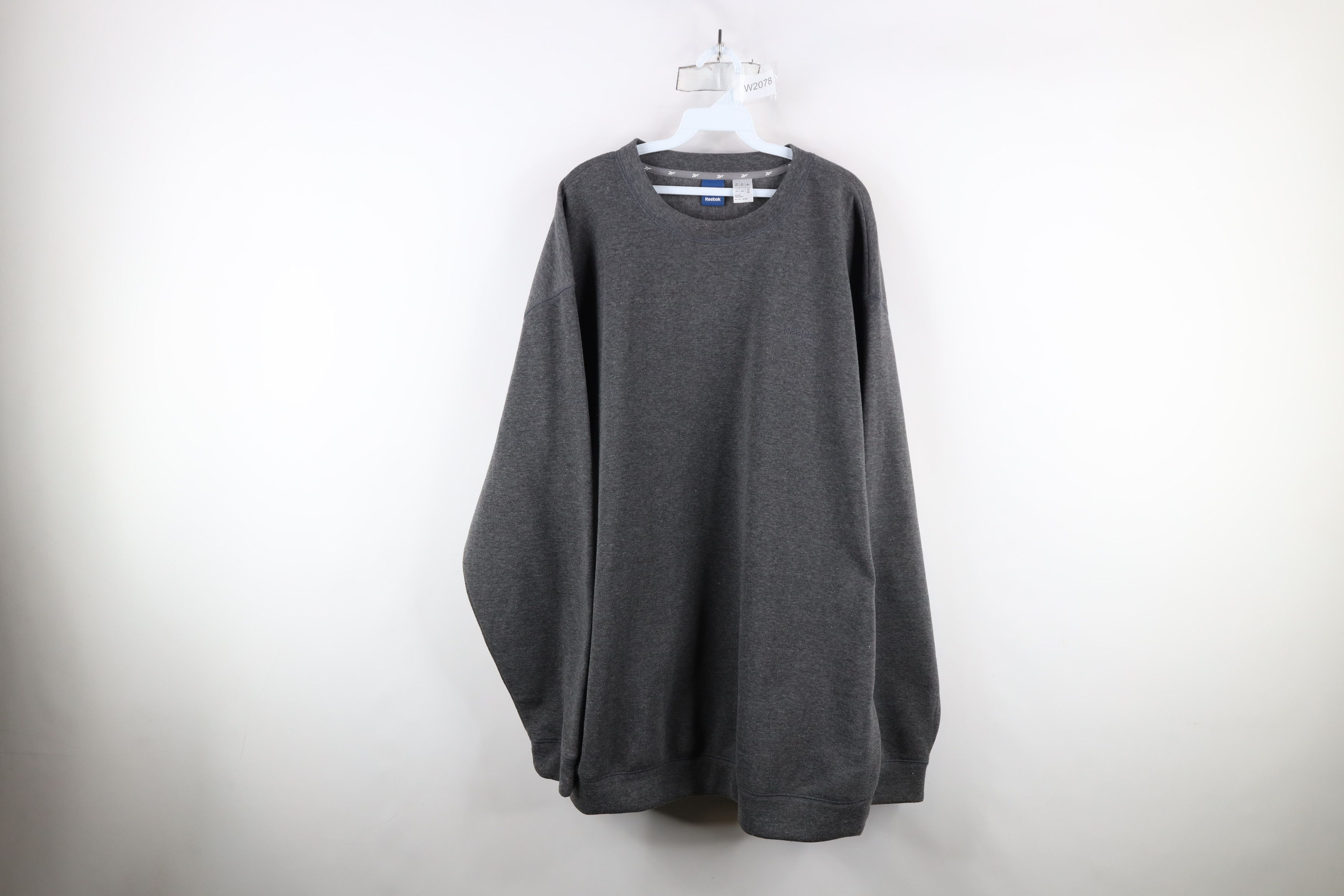 Reebok × Vintage Vintage Y2K Reebok Spell Crewneck Sweatshirt Heather Gray Size US XXL / EU 58 / 5 - 1 Thumbnail