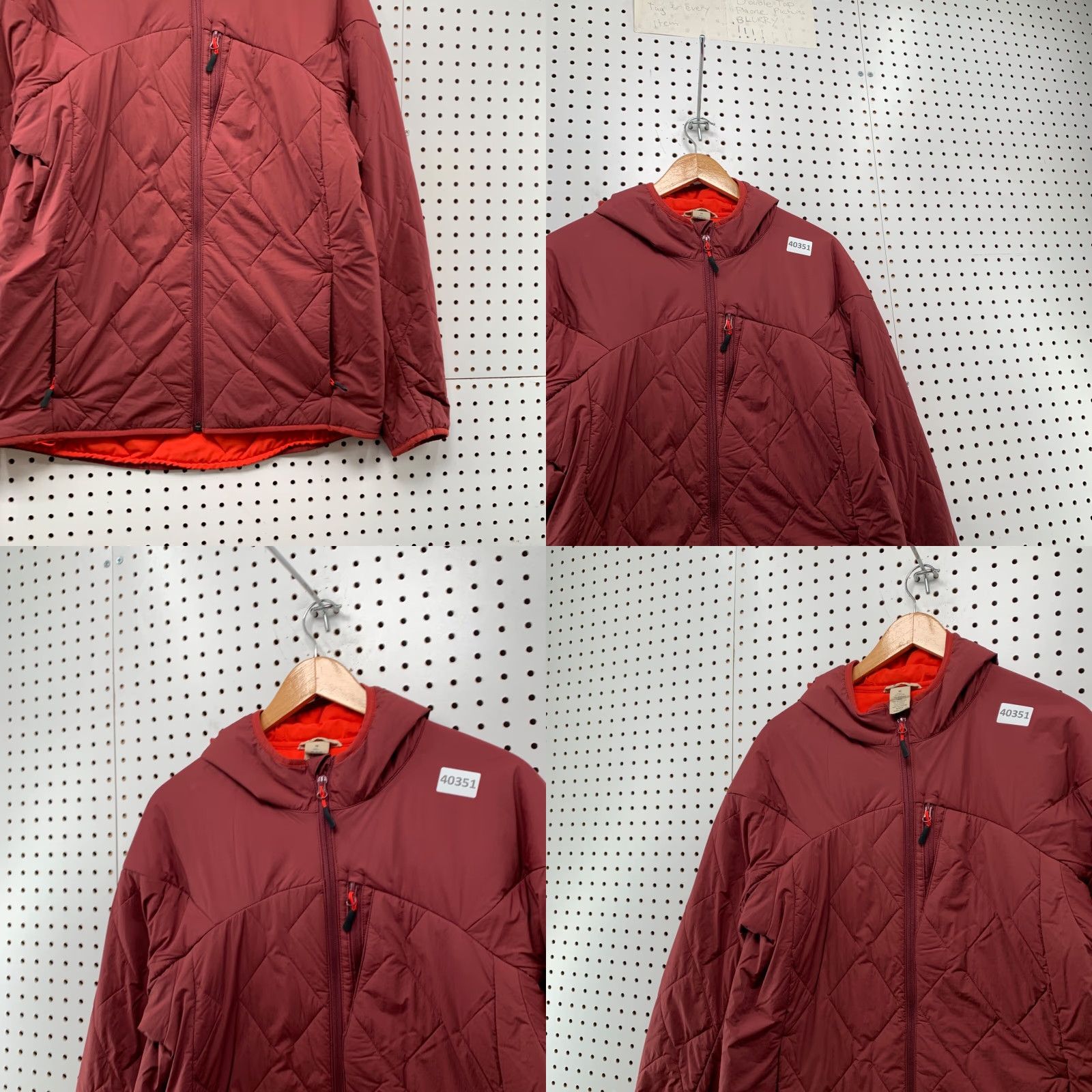 Vintage VINTAGE Duluth Agiloft Quilted Jacket Mens Medium Red Hooded Zip Fashion Quilted 20.5x29 Mens Clothing Size US M / EU 48-50 / 2 - 8 Thumbnail