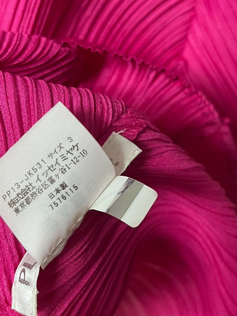 Issey Miyake Issey Miyake size:3 Pink pleated long-sleeved top Size S / US 4 / IT 40 - 4 Thumbnail