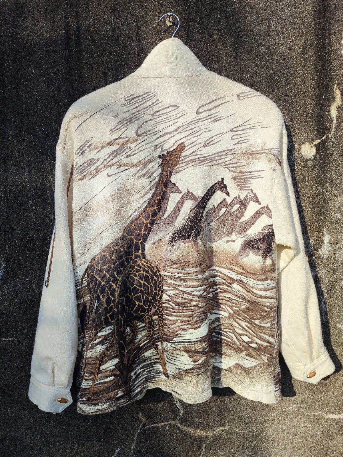Paoloni × Vintage Vintage Franca V. Paoloni Safari Giraffe Print Jacket Size US M / EU 48-50 / 2 - 10 Thumbnail