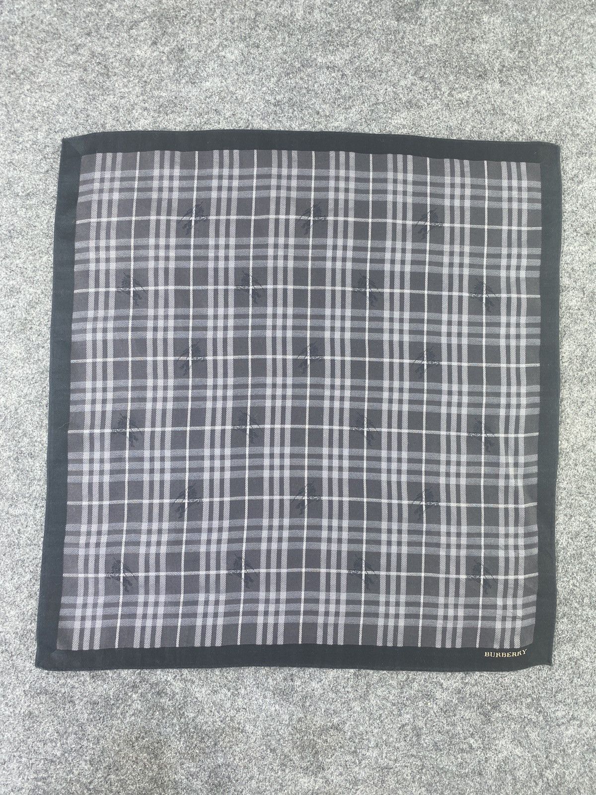 Burberry × Vintage Burberry Handkerchief / Bandana / Neckerchief-B063 Size ONE SIZE - 3 Thumbnail