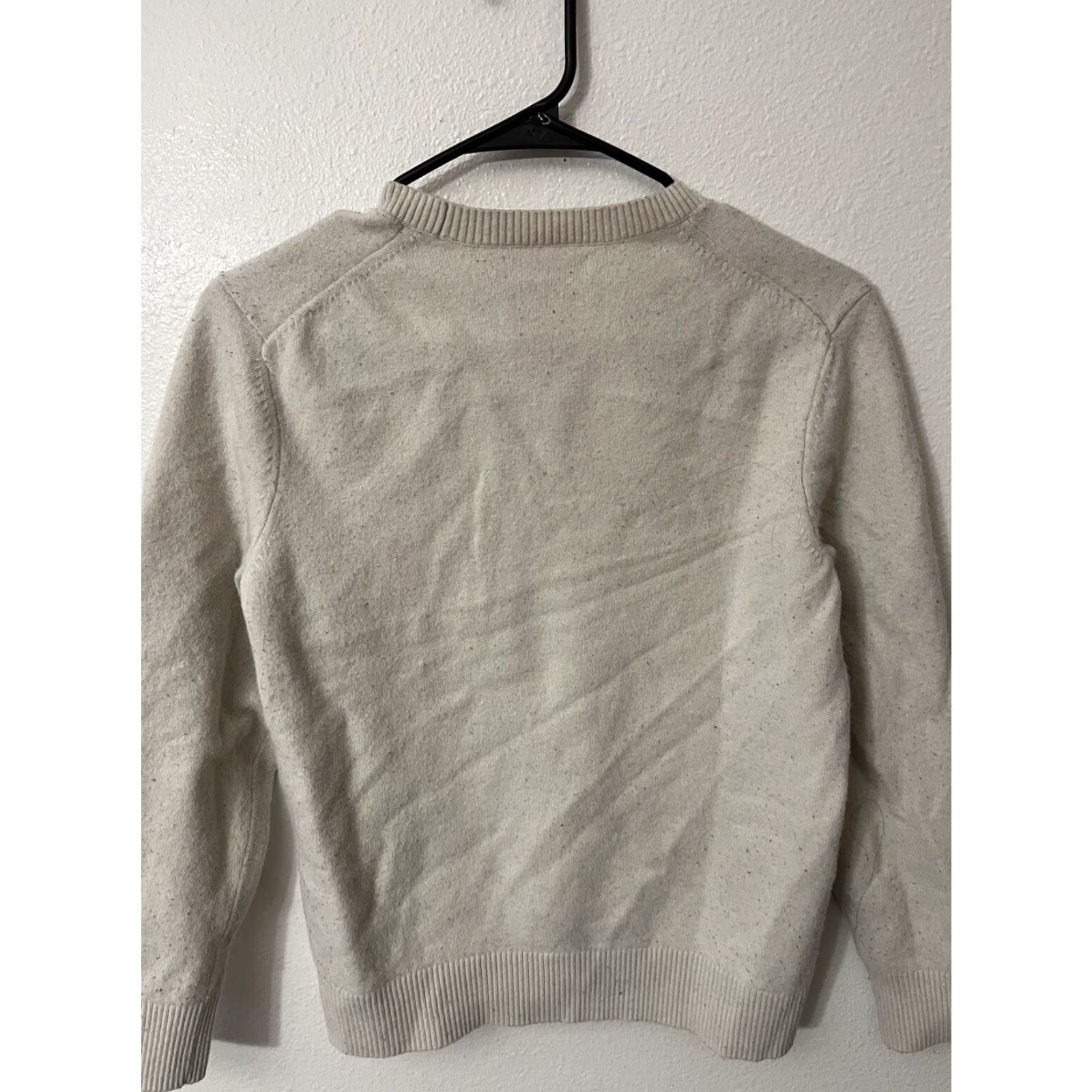 Calvin Klein Calvin Klein Men's Beige Merino Wool Nylon Outdoor Pullover Sweater Small Size US S / EU 44-46 / 1 - 3 Thumbnail