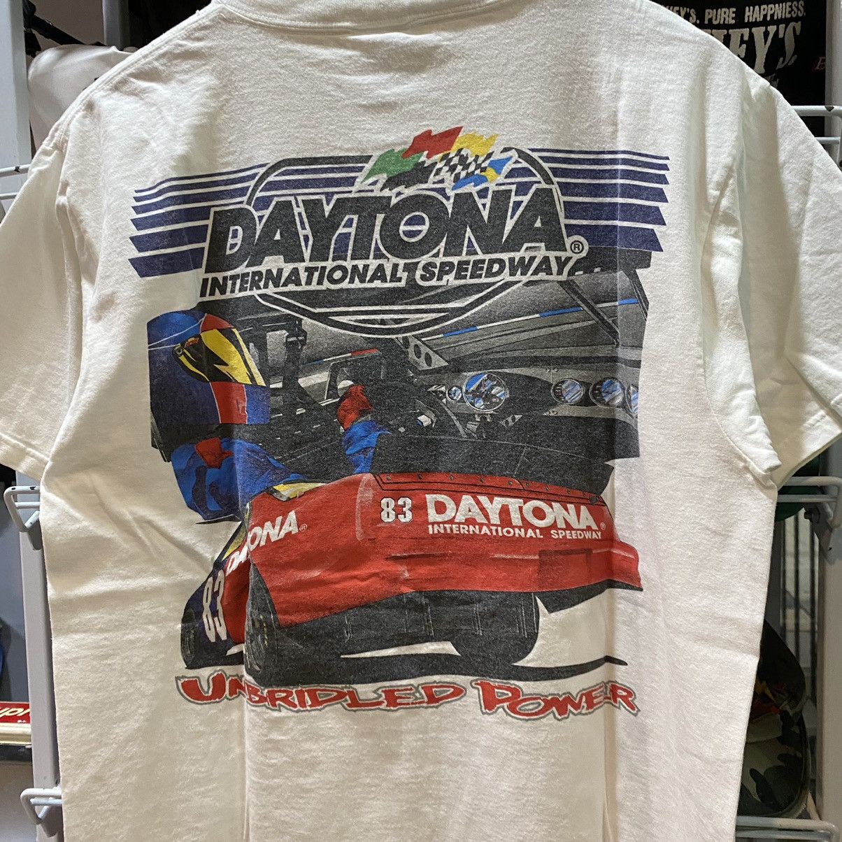 Vintage Daytona İnternational Speedway NASCAR Graphic Tee L