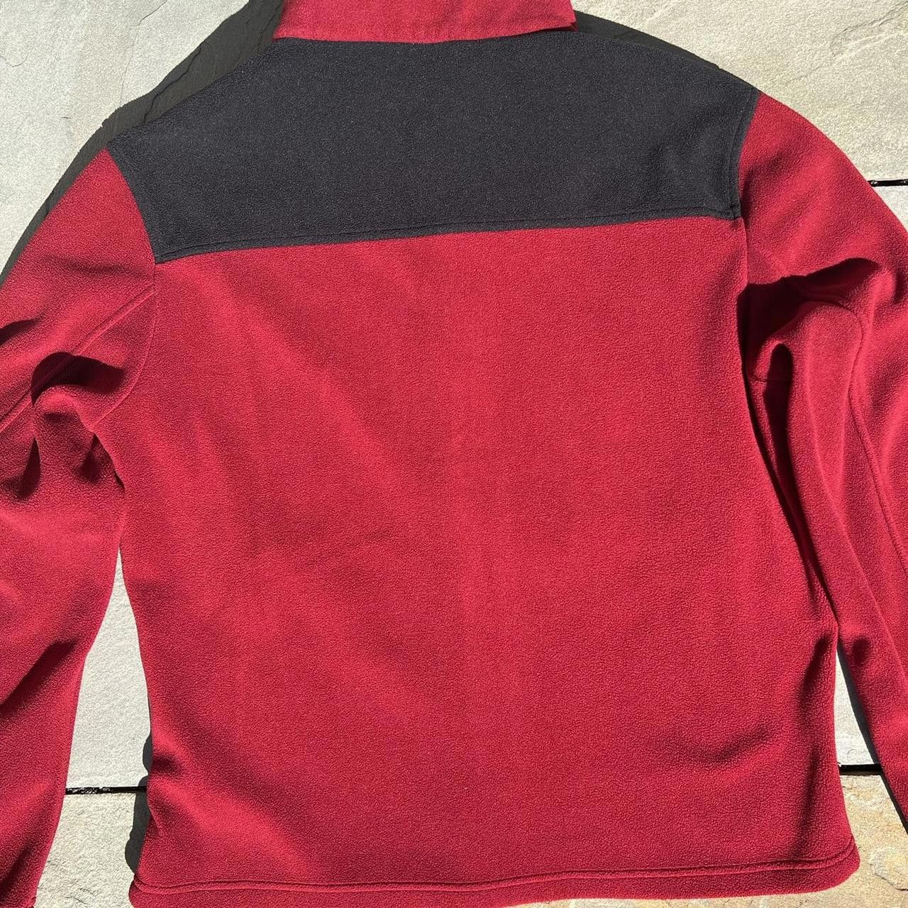 Tommy Hilfiger Tommy Hilfiger Red and Black Colorblock Fleece Jacket Size US M / EU 48-50 / 2 - 5 Thumbnail