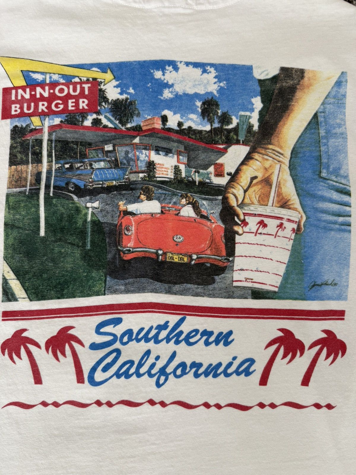 Vintage In N Out Vintage Drive Through Tee (Rare) Size US M / EU 48-50 / 2 - 2 Thumbnail