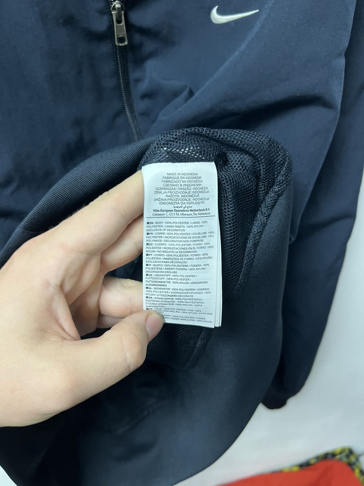 Nike Mens Vintage Nike track jacket nylon swoosh drill y2k rare Size US M / EU 48-50 / 2 - 6 Thumbnail