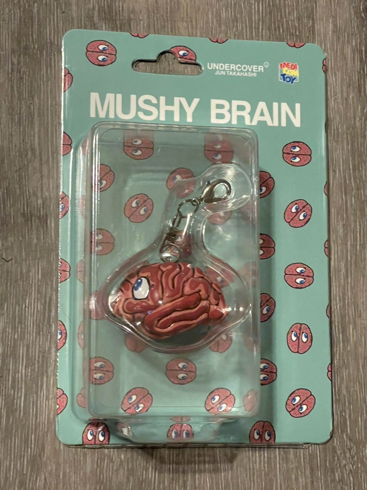 Undercover Mushy Brain Keychain