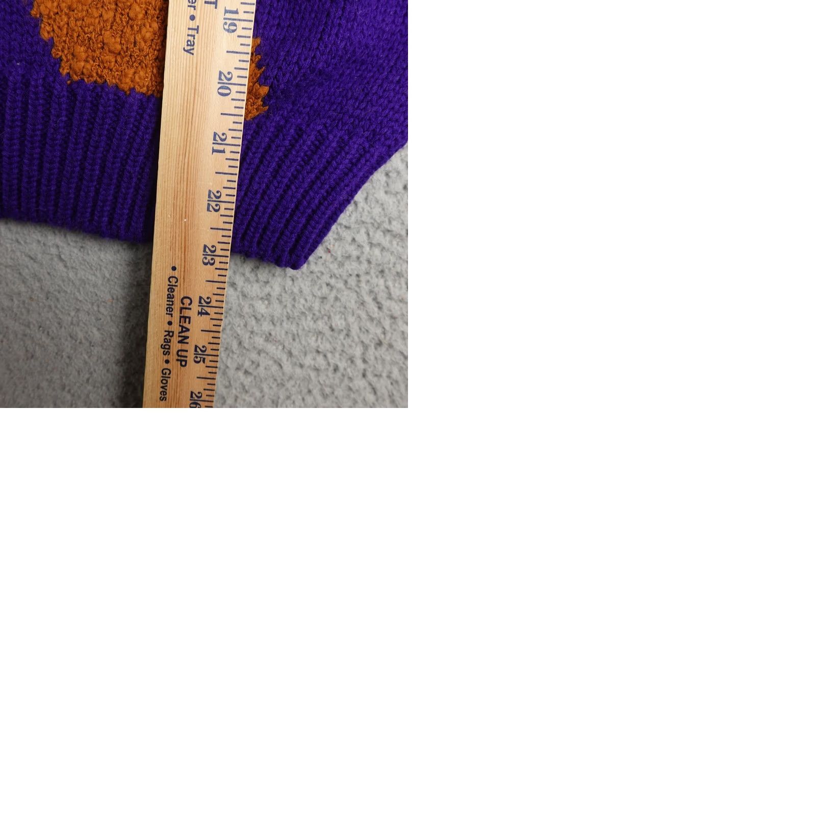 Alife VINTAGE Spice Of Life Sweater Womens Large Purple Chunky Knit Pullover Retro 80s Size L / US 10 / IT 46 - 9 Thumbnail