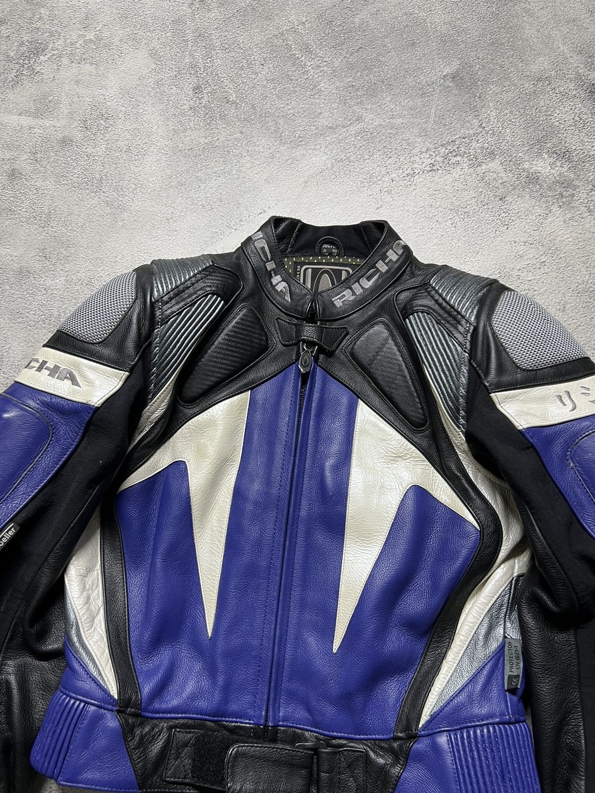 Other Vintage Richa Moto Leather Suit Jacket+Pants Racing Bike 90s Size US M / EU 48-50 / 2 - 9 Thumbnail