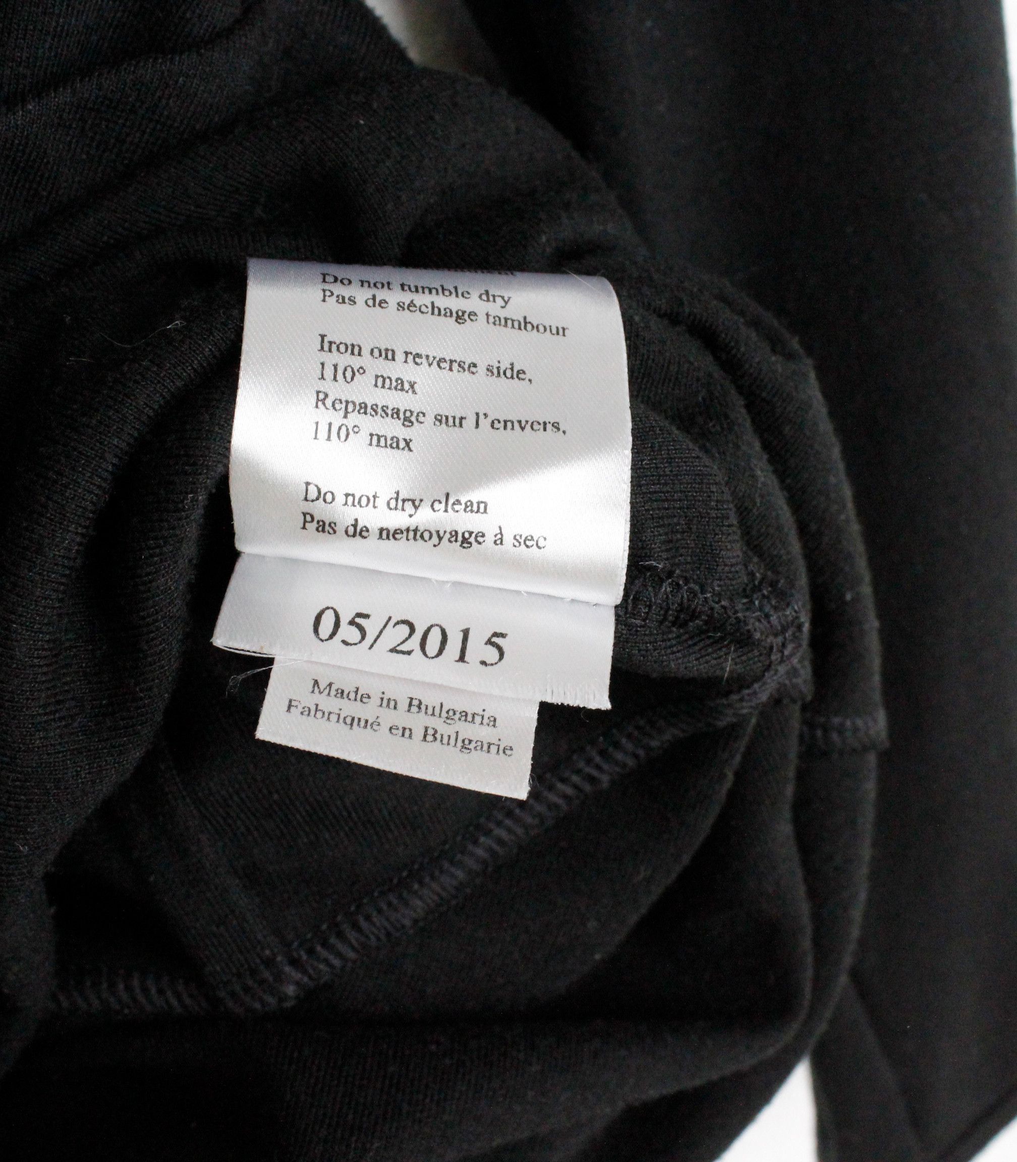 Christian Dior Monsieur × Dior Wmns Dior Uniforms Logo Black Flared Blouse Top Size L / US 10 / IT 46 - 5 Thumbnail