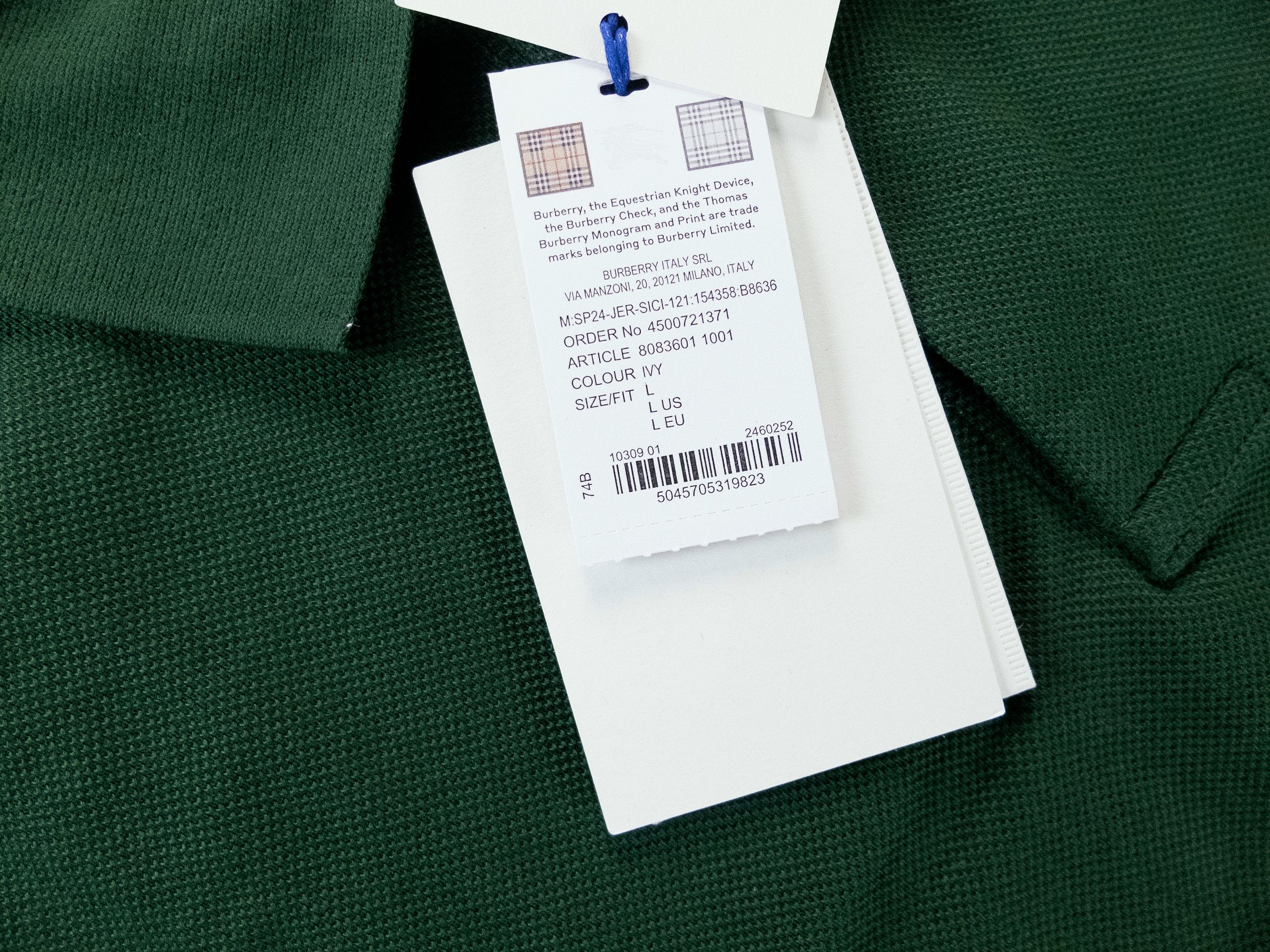 Burberry BURBERRY ivy green knight logo embroidered polo shirt Large Size US L / EU 52-54 / 3 - 7 Thumbnail