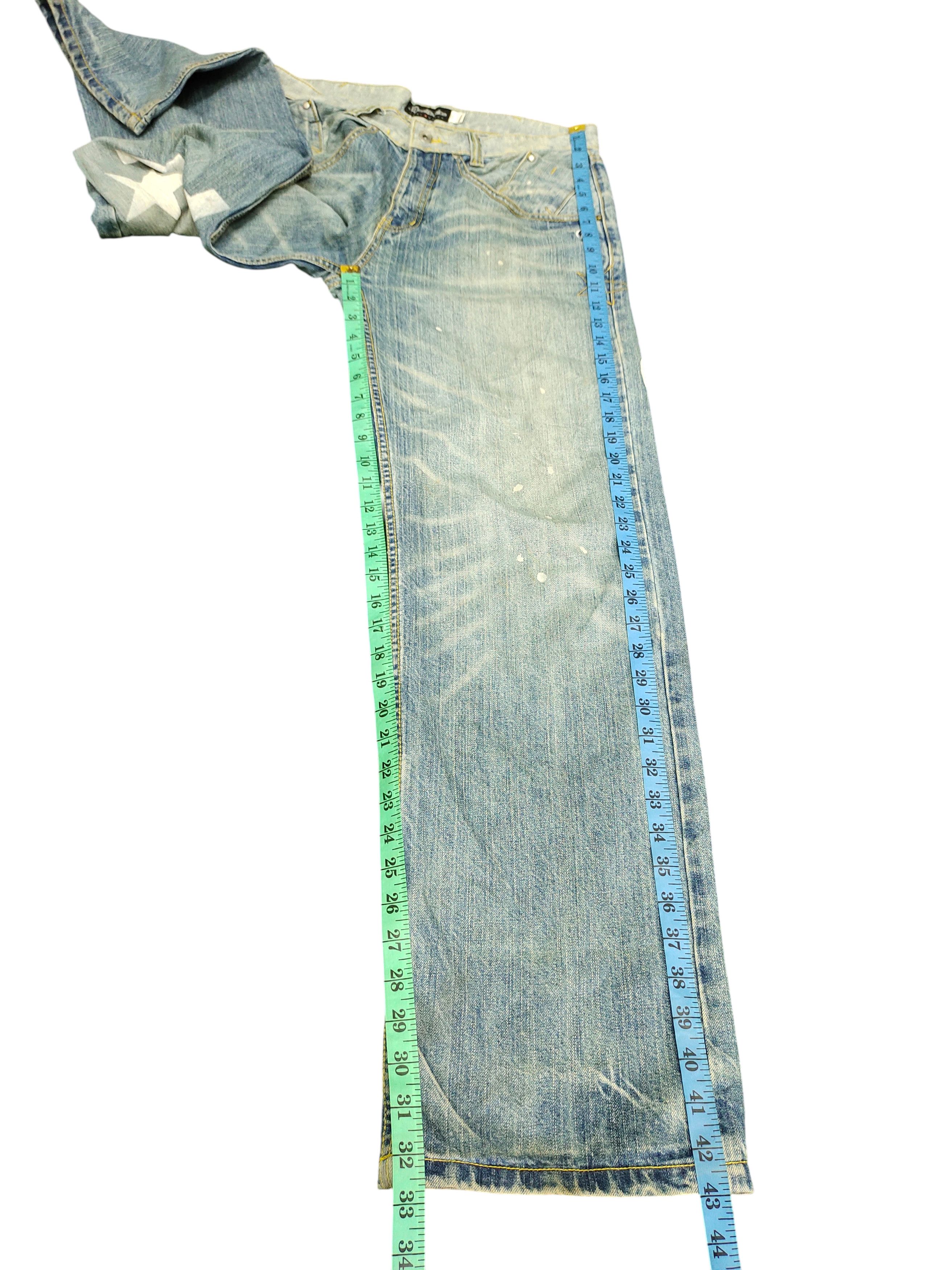 Kapital Real B Voice Japan '34 Real' Clawmark Faded Denim Jeans Size US 32 / EU 48 - 15 Thumbnail