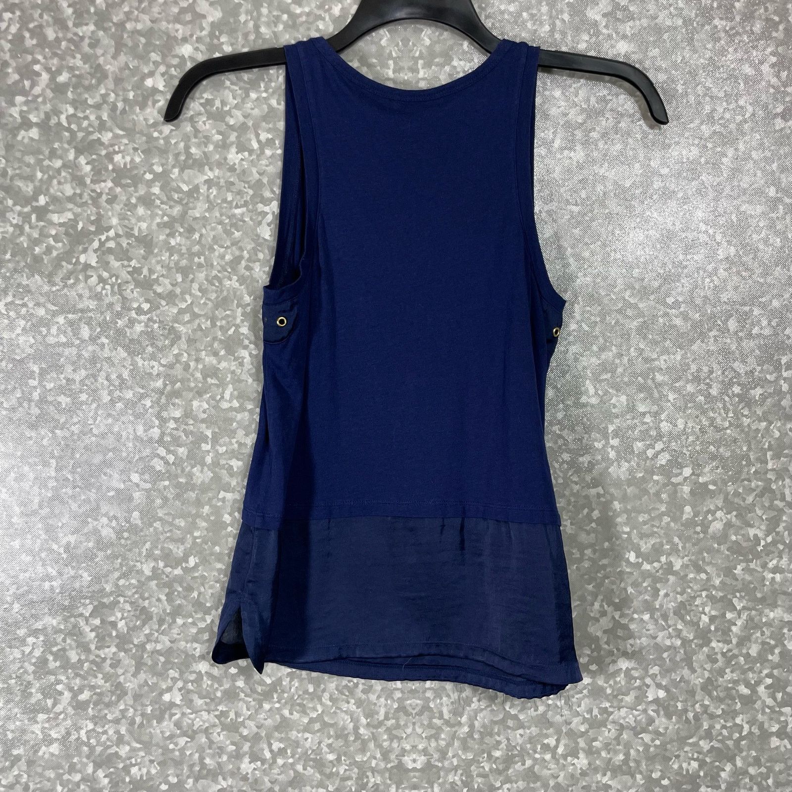 Club Monaco Club Monaco Women’s Navy Blue Minimalist Sleeveless Top - XS Size XS / US 0-2 / IT 36-38 - 7 Thumbnail