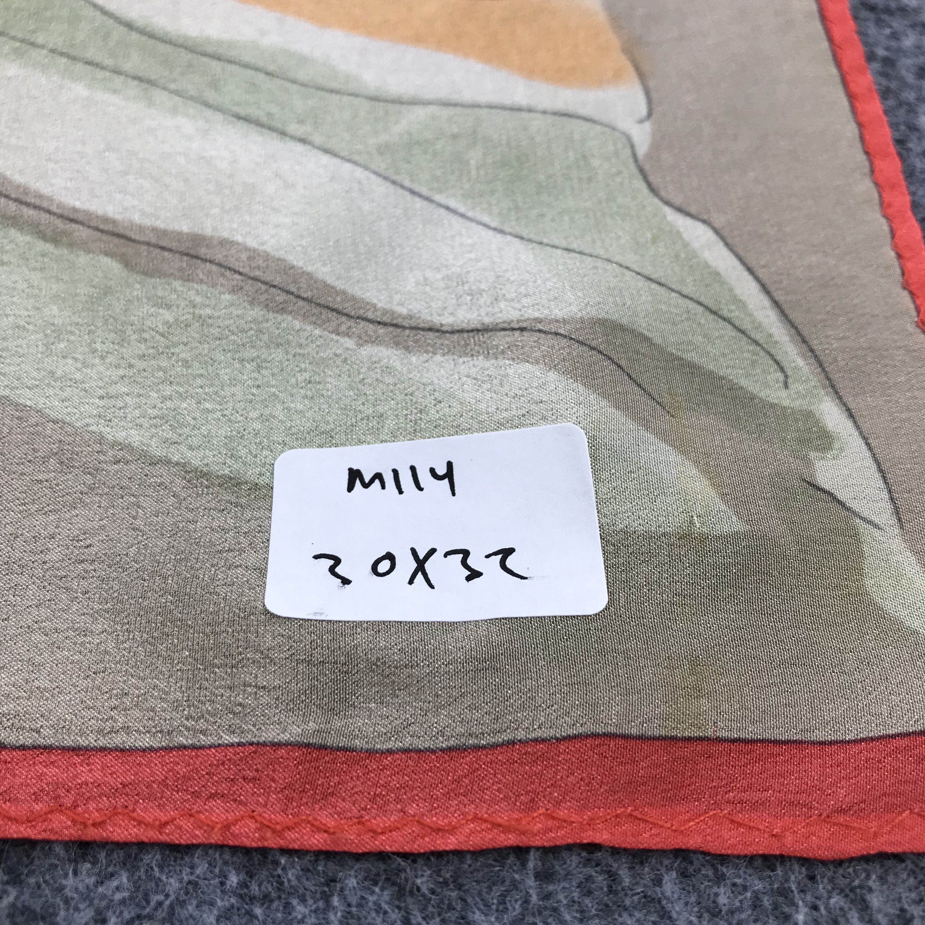 Japanese Brand Vintage Vana Floral Silk Scarf M114 Size ONE SIZE - 14 Thumbnail