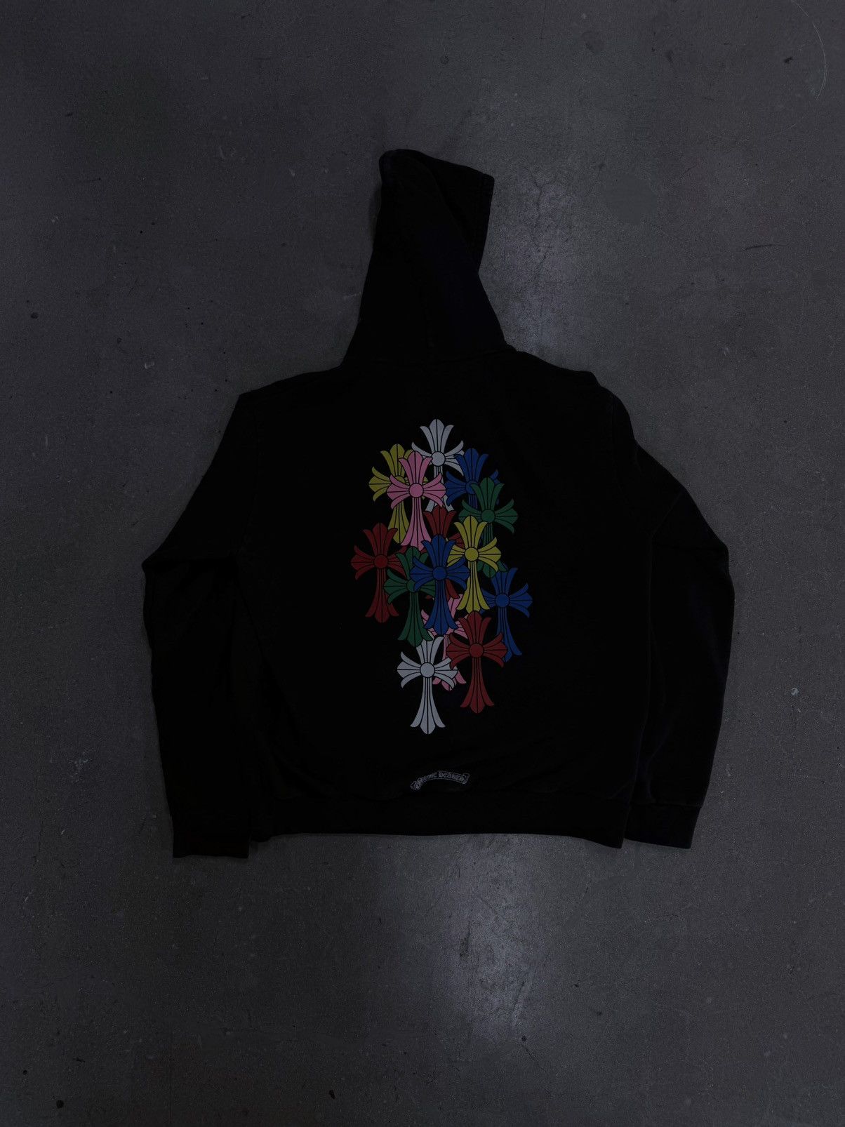 Chrome Hearts Chrome Hearts Cross Logo Zip Up Hoodie Black/Multicolor Size US M / EU 48-50 / 2 - 2 Thumbnail