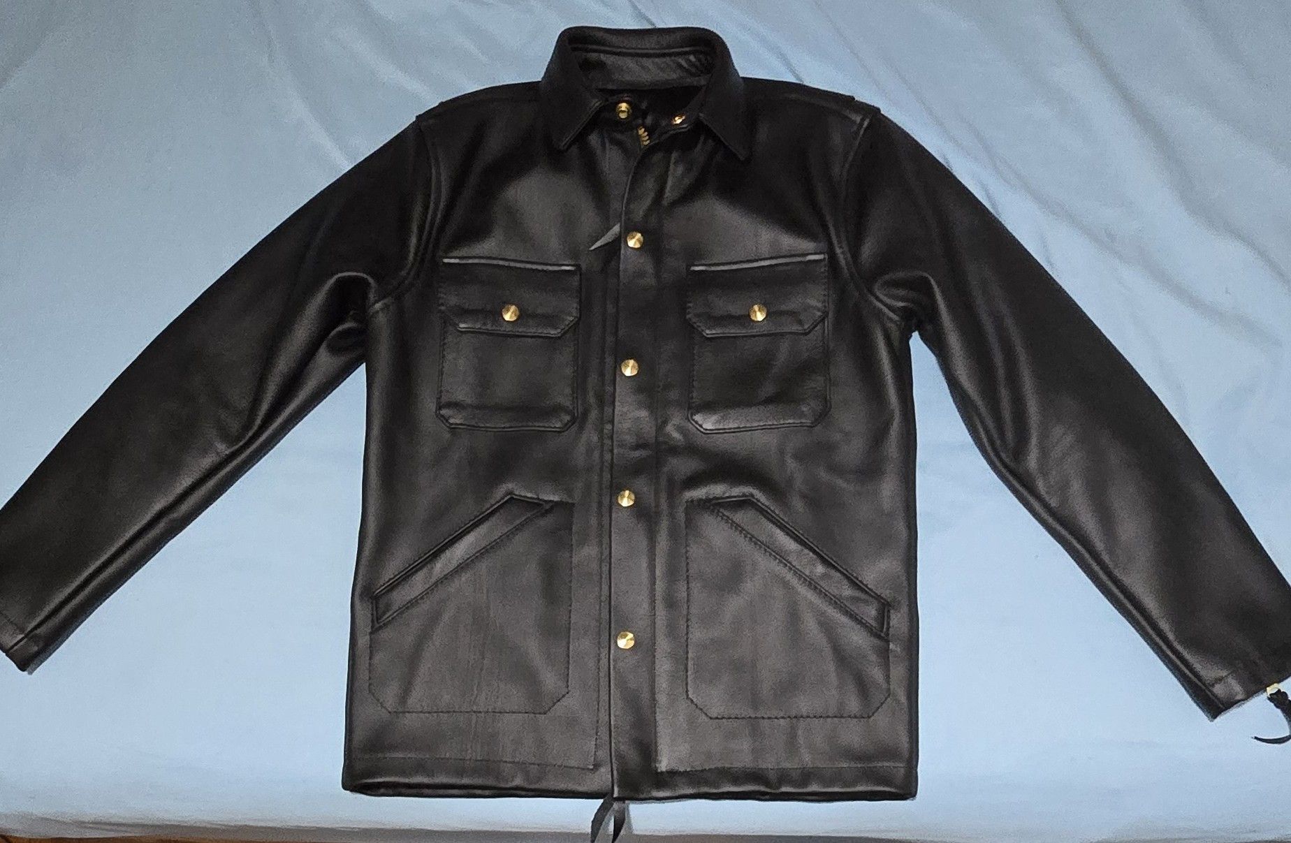 Ship John Ship John X Langlitz Wills Leather Jacket XS Size US XS / EU 42 / 0 - 3 Thumbnail