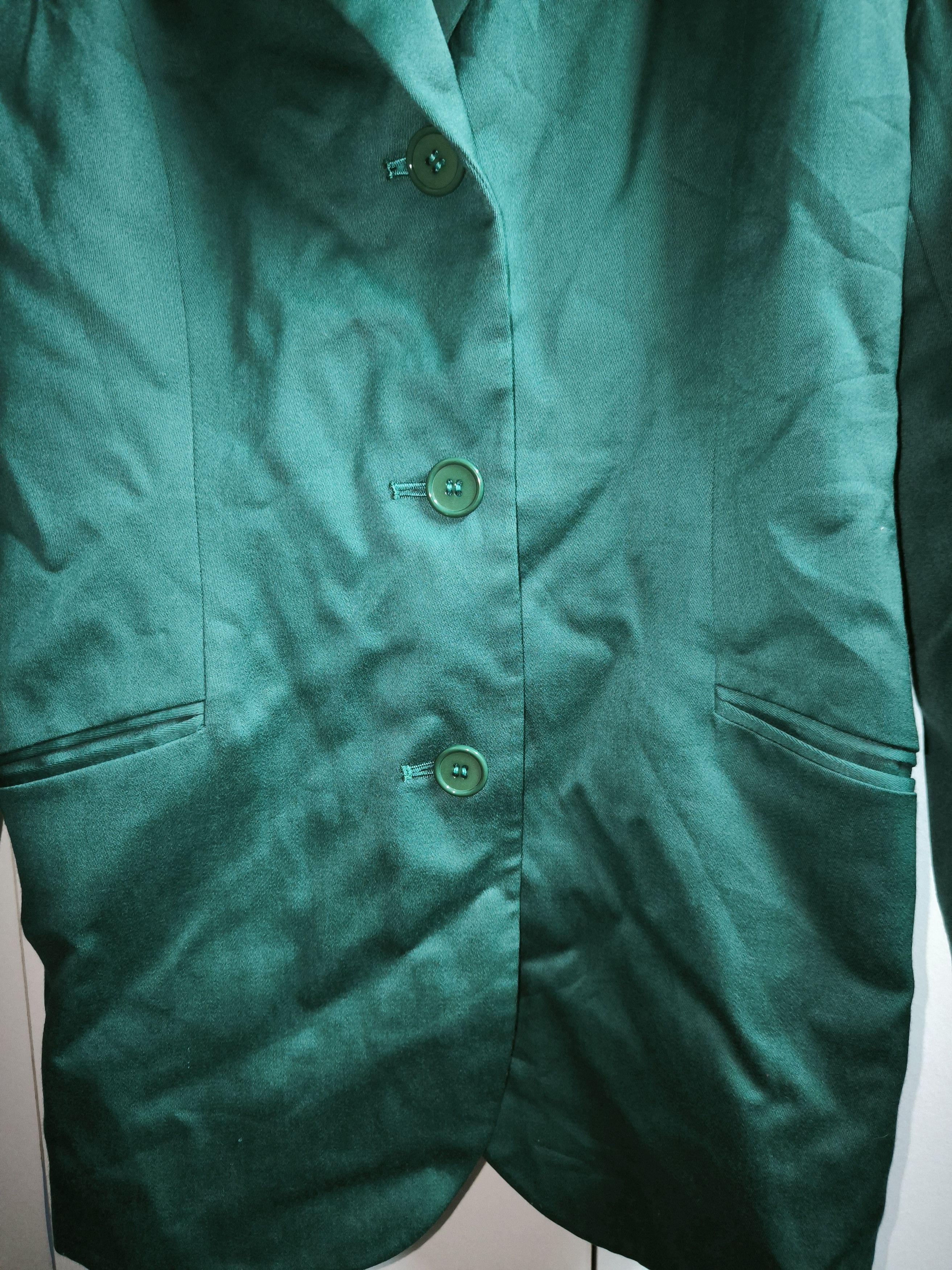 Designer × Katharine Hamnett London × Vintage Wool Curpa Green Size M / US 6-8 / IT 42-44 - 11 Thumbnail