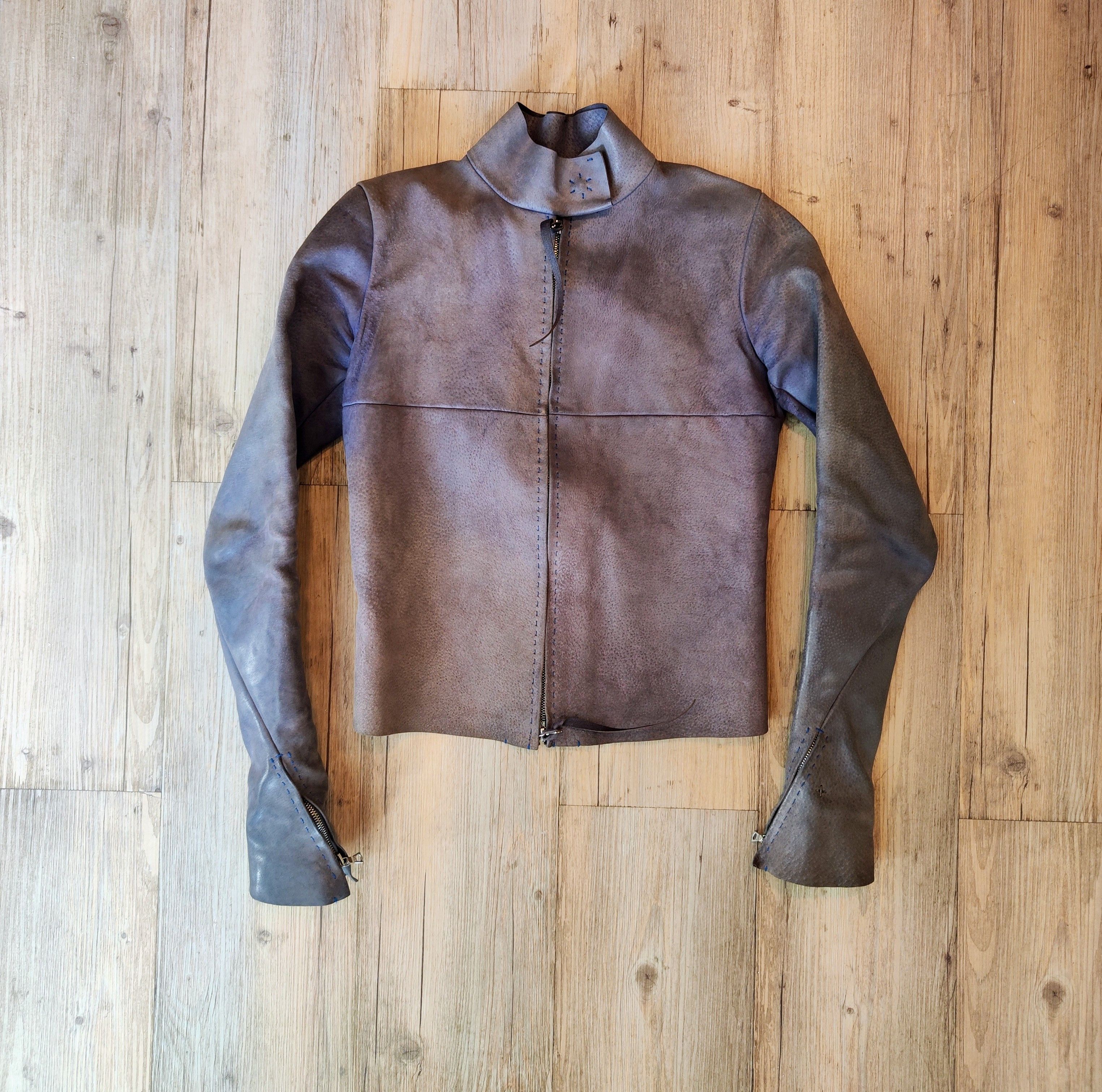 Ma+ Aviator leather jacket.Like C Christian Poell or Rick Owens Size S / US 4 / IT 40 - 3 Thumbnail