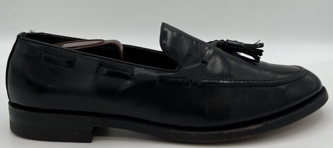 Florsheim Vintage Florsheim Imperial Tassel Black Leather Loafers 10B Size US 10 / EU 43 - 6 Thumbnail