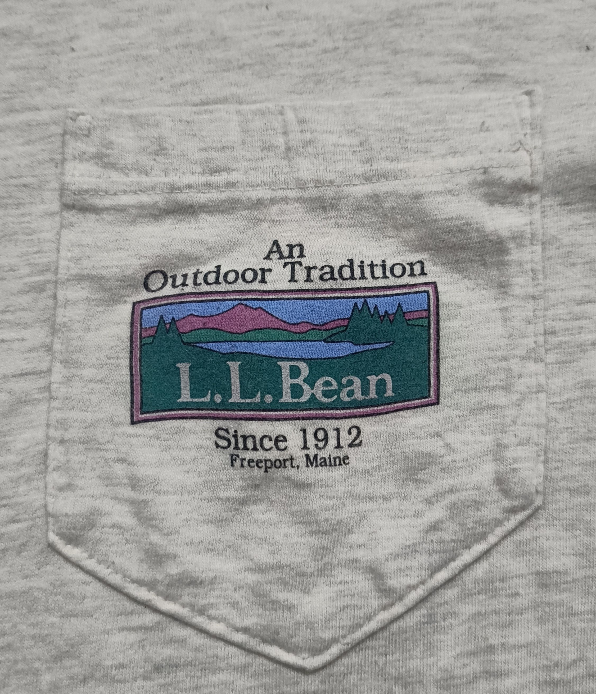 L.L. Bean 🔥🔥Rare Vintage 90s LL Bean Pocket Long Sleeve Tee Size US M / EU 48-50 / 2 - 3 Thumbnail