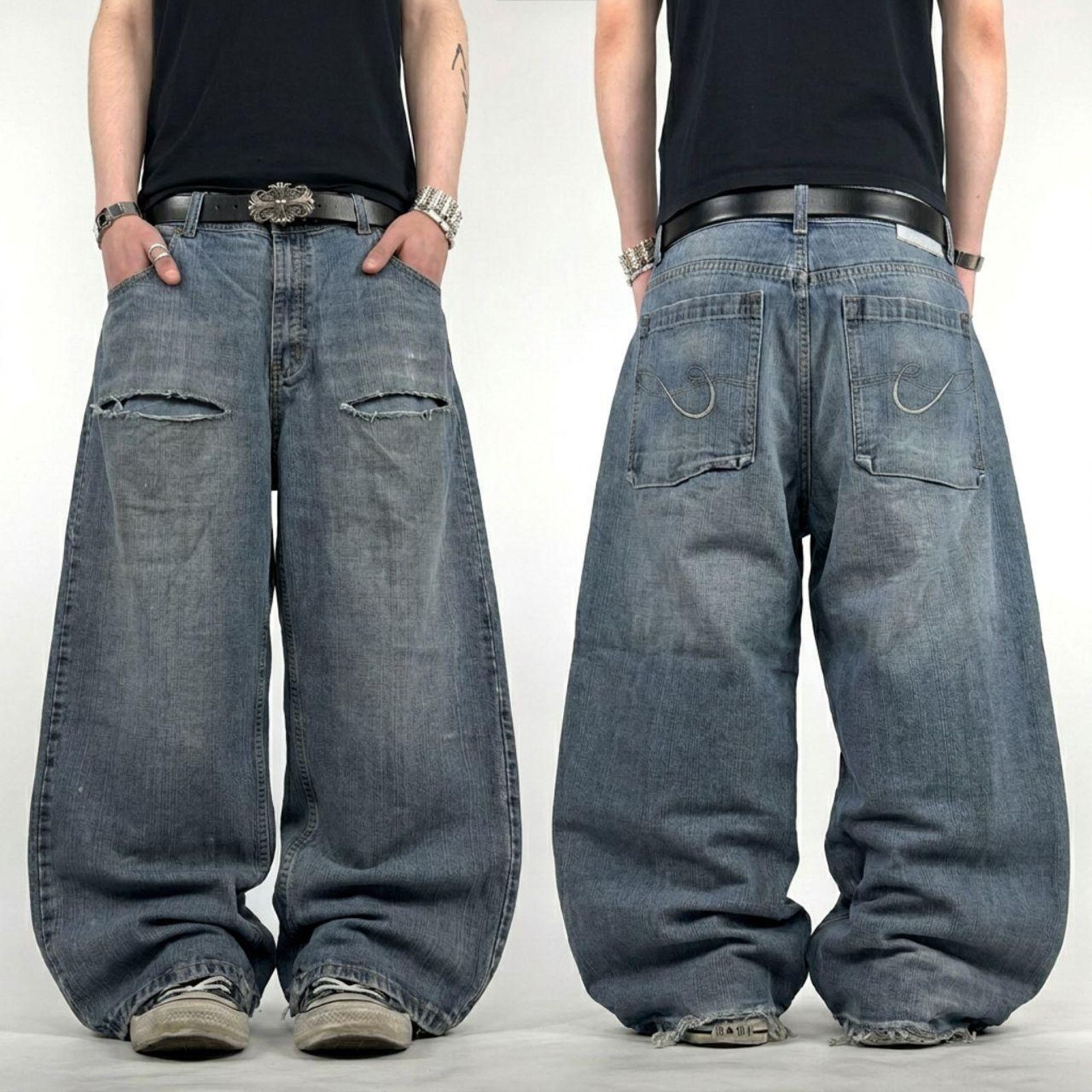 Vintage Vintage Y2K Noiz Unlimited Corduroy Baggy Denim Jeans